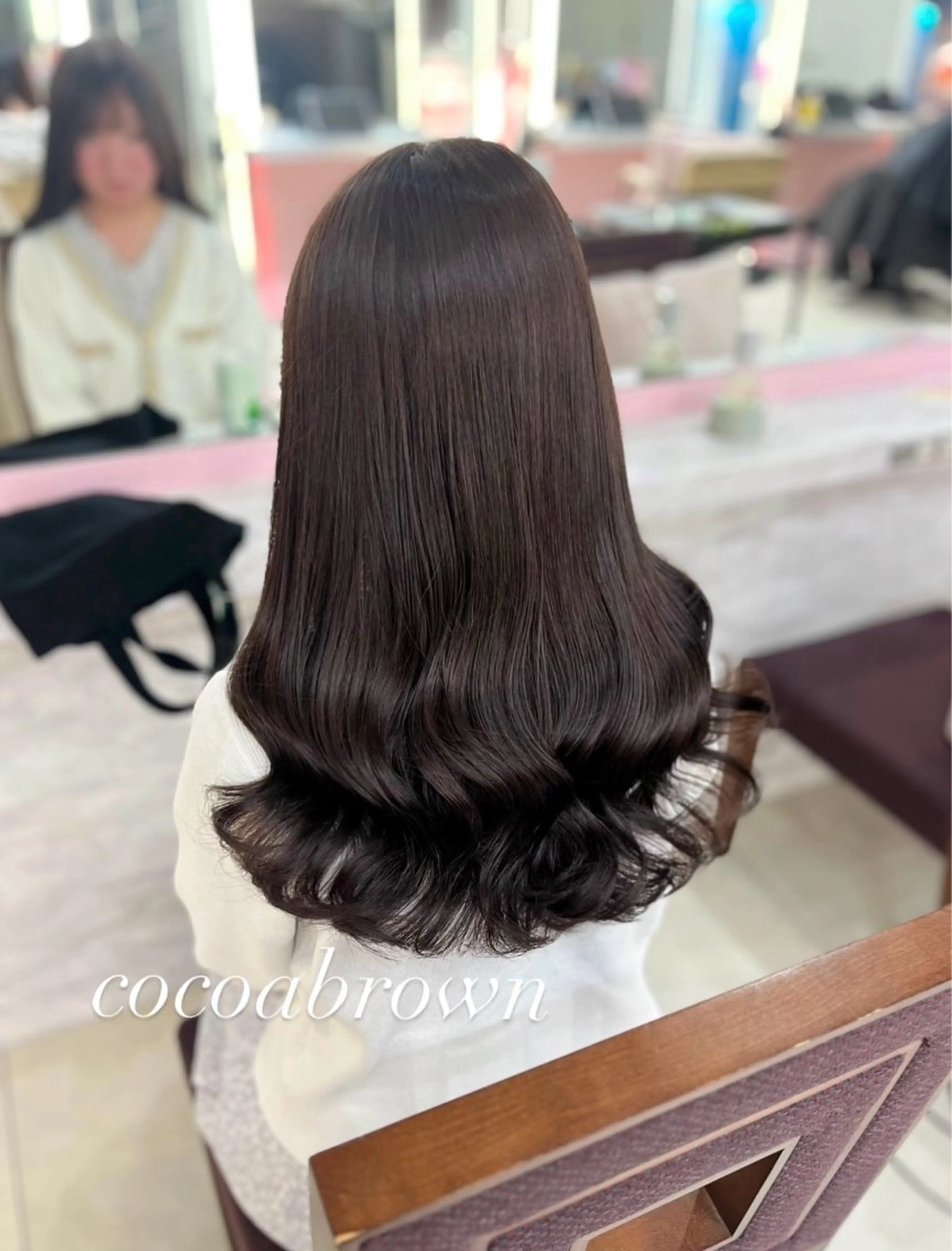 セミロング yuuna モデル募集中🤍のヘアスタイル