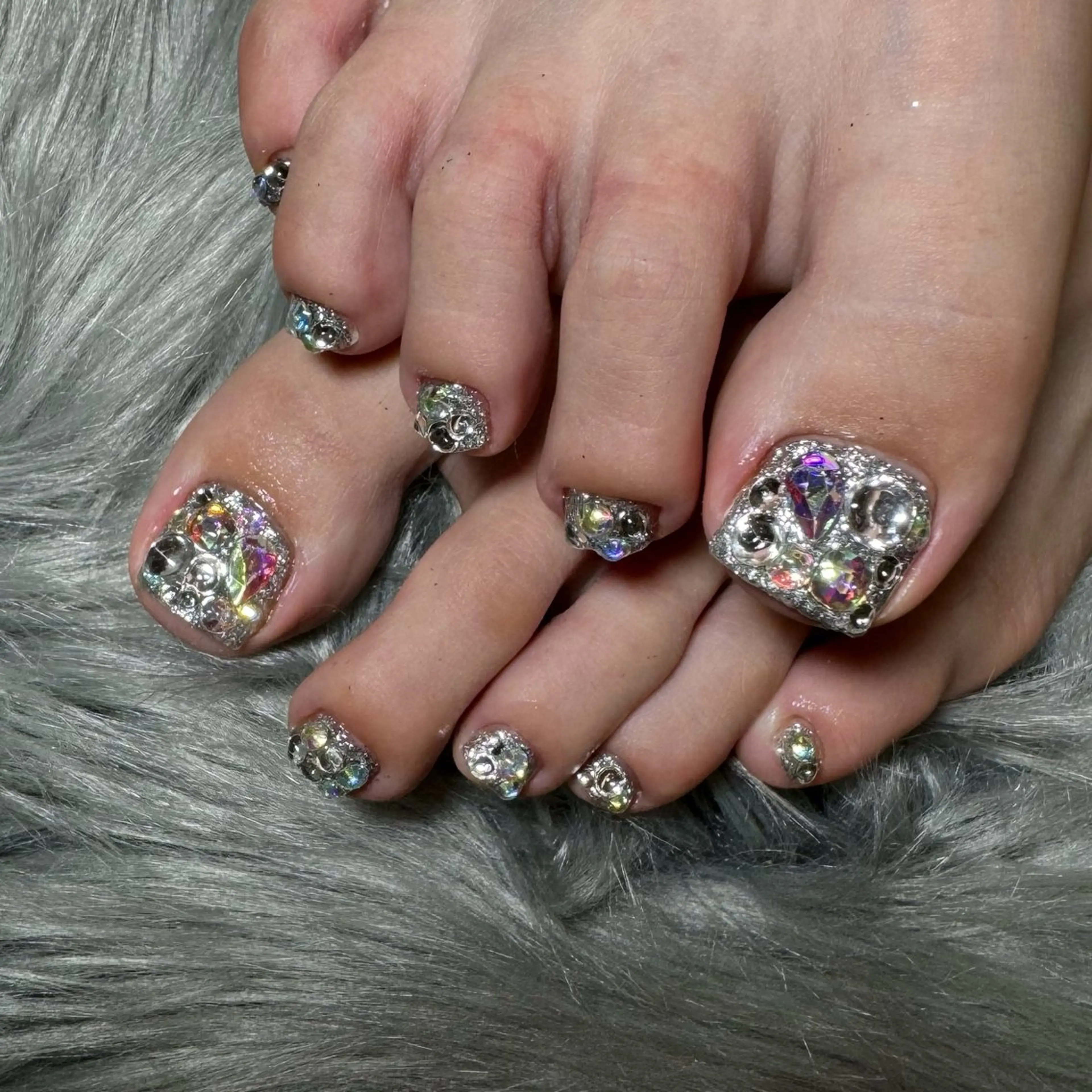 フットネイル👣💅 アートつけ放題の写真