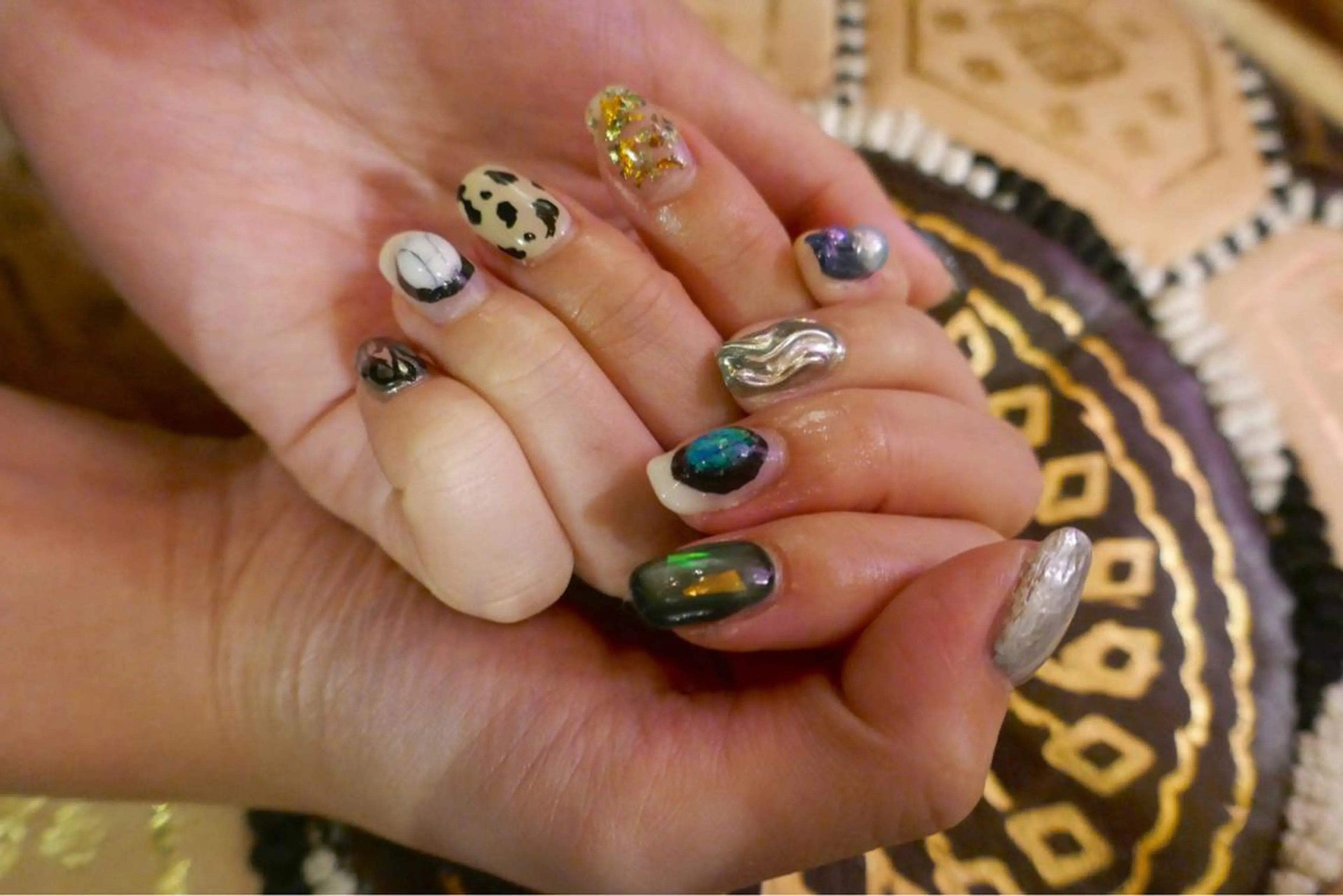 ネイル 持ち込み revia所属・ERI Nailistのネイルデザイン