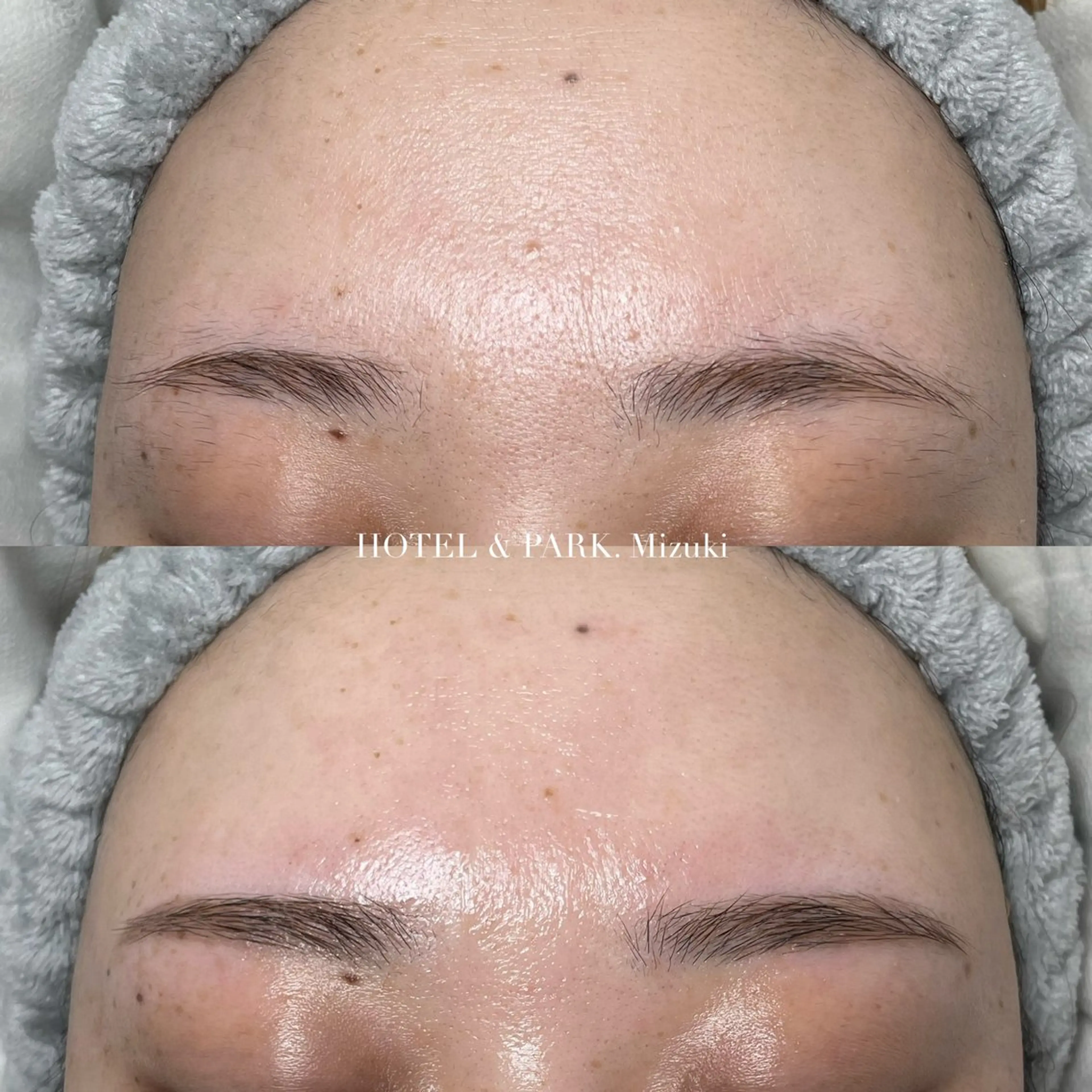 アイブロウ ワックス脱毛 HOTEL&PARK . ワックス脱毛のエステ・リラクイメージ