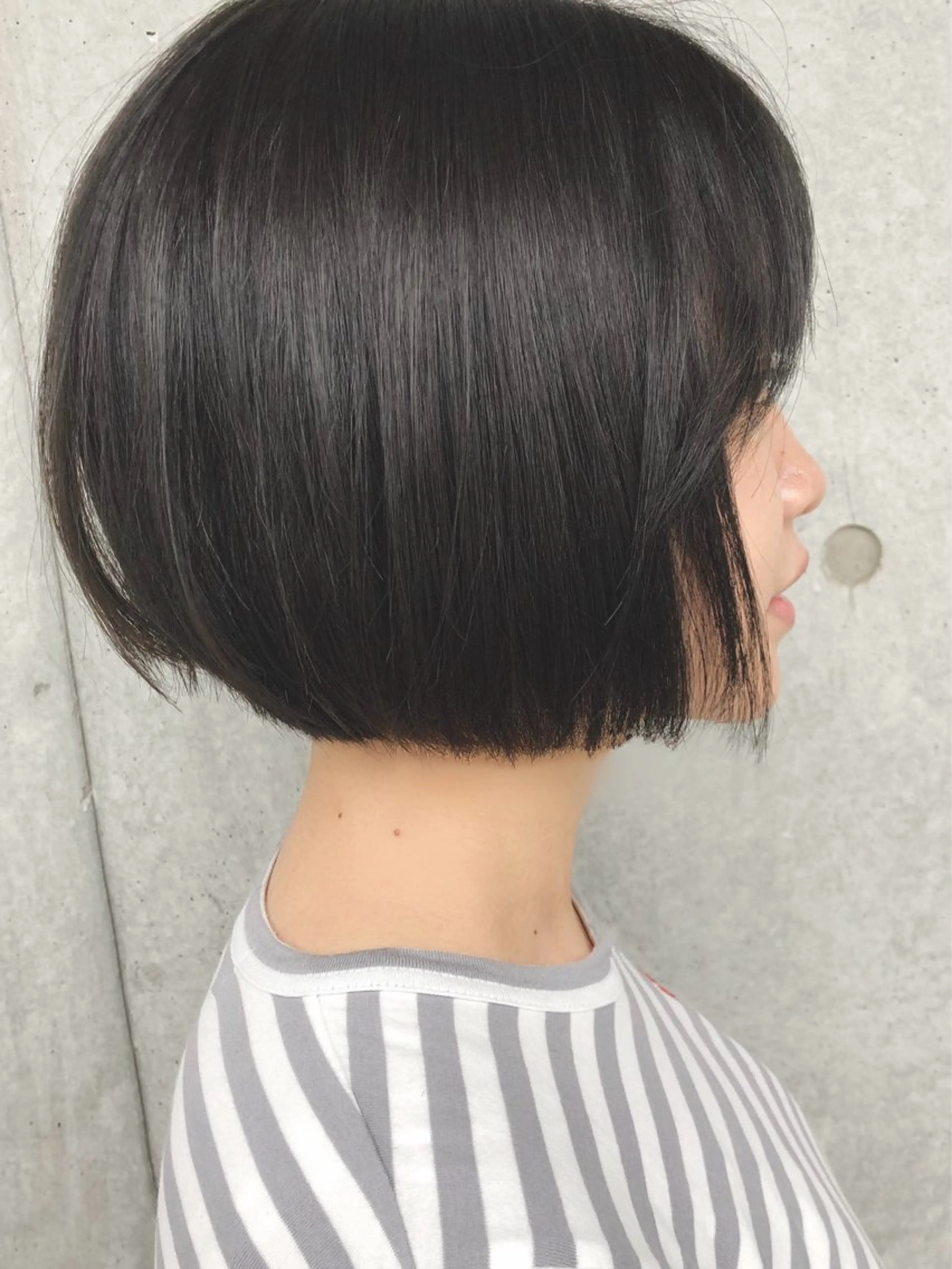 ショート カット トリートメント ボブ／レイヤー／艶 🦕risa  森下のヘアスタイル