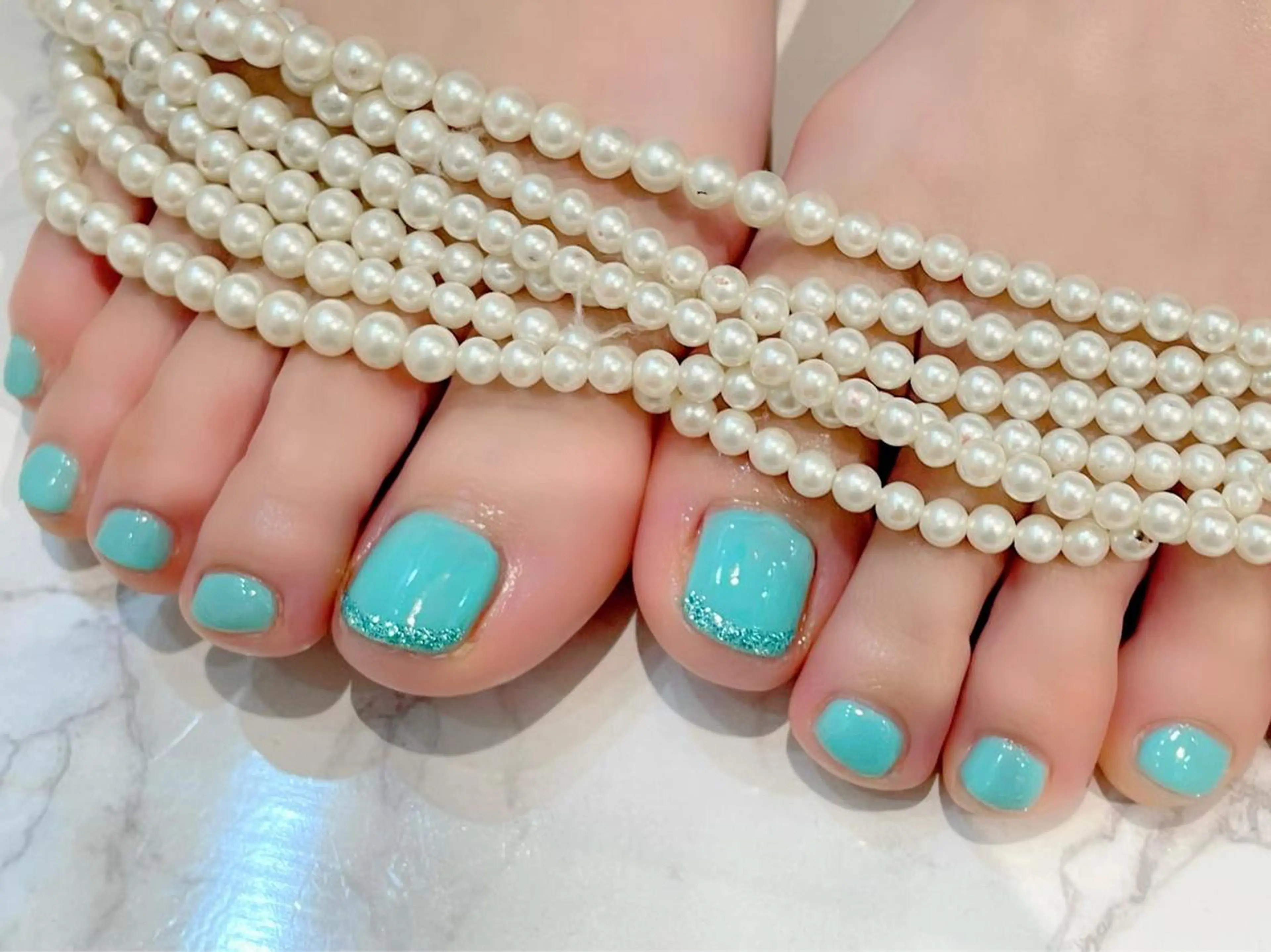 【FOOT★マシーンケア】ワンカラーorラメグラデーションオフがある場合+1000の写真