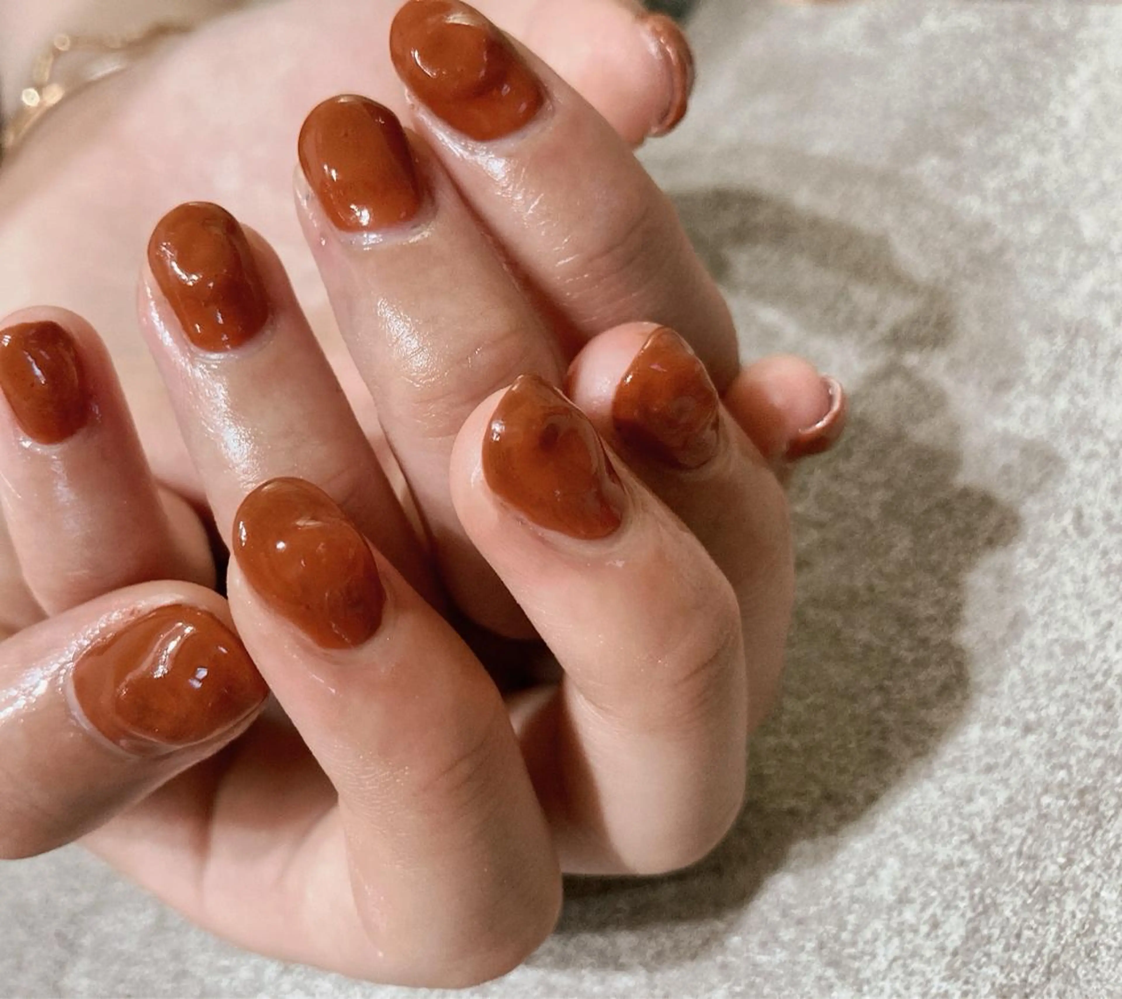 ネイル ワンカラーネイル シンプルネイル ハンドネイル Hiro nail /Harapeccoのネイルデザイン