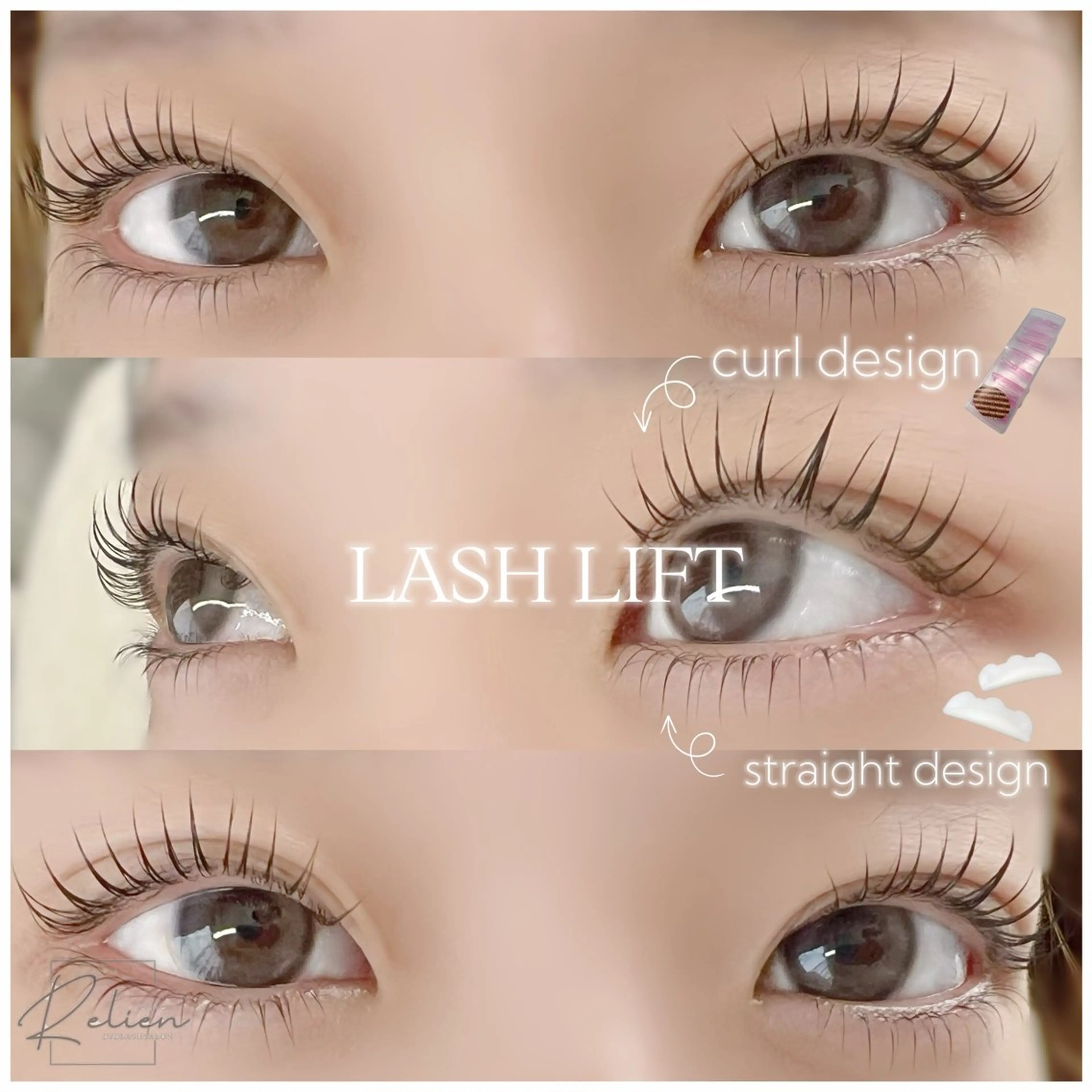 マツエク・マツパ マツパ eyelash Relienのマツエク・マツパデザイン