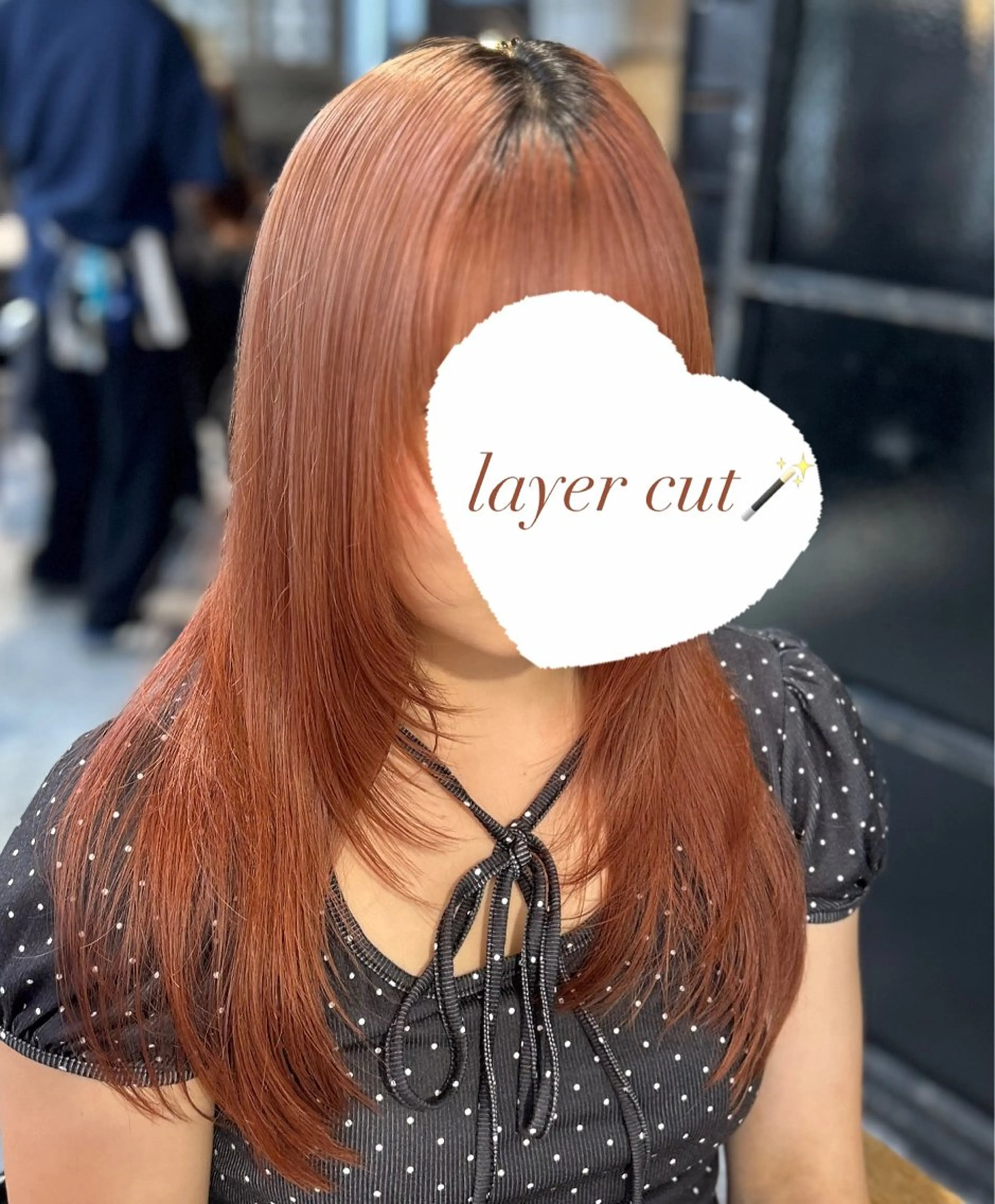 セミロング 🌷ブリーチ縮毛矯正 /mina🌷のヘアスタイル