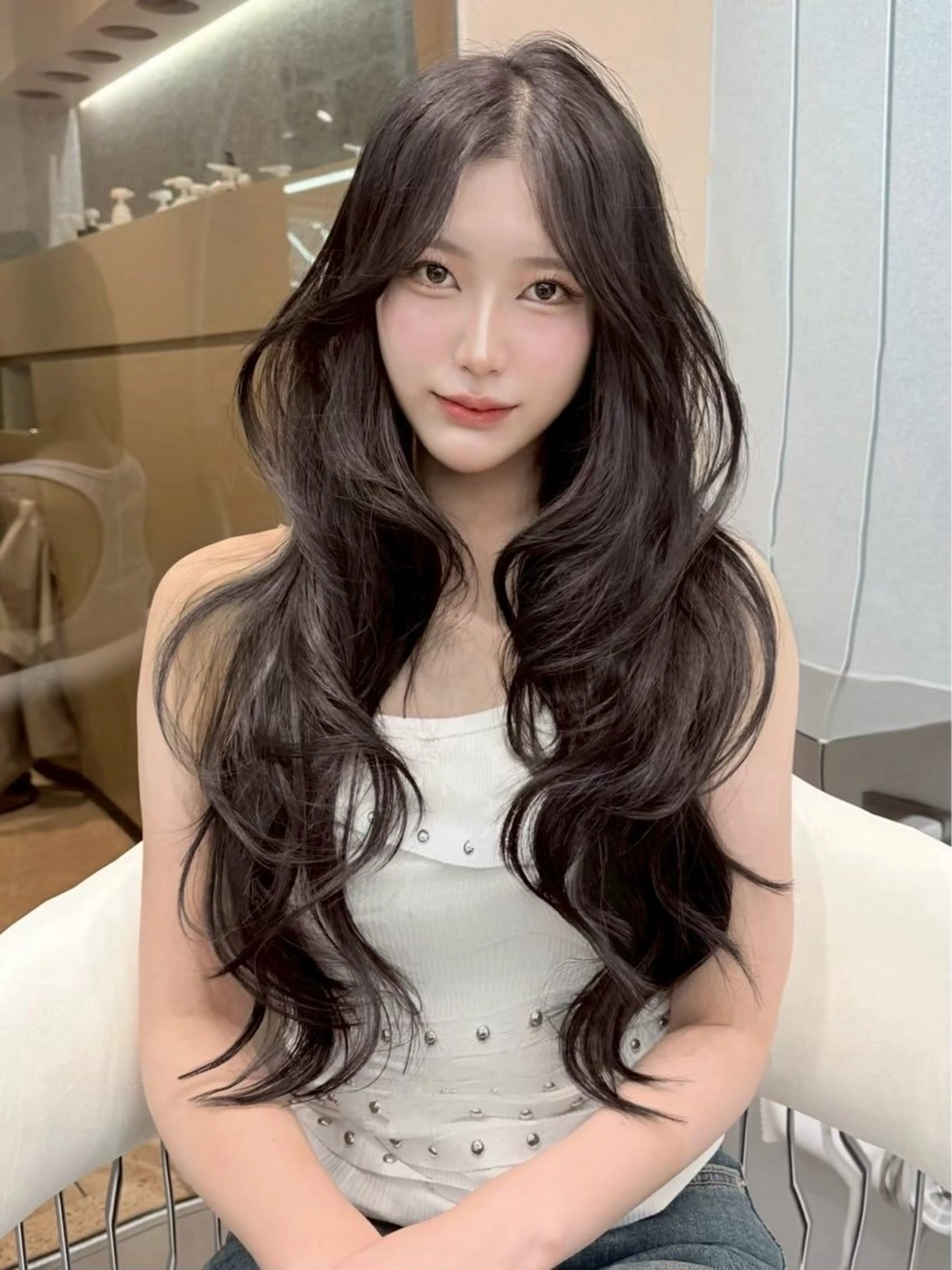 ロング 縮毛矯正 大宮｜髪質改善×韓国 レイヤー💎しょうまのヘアスタイル