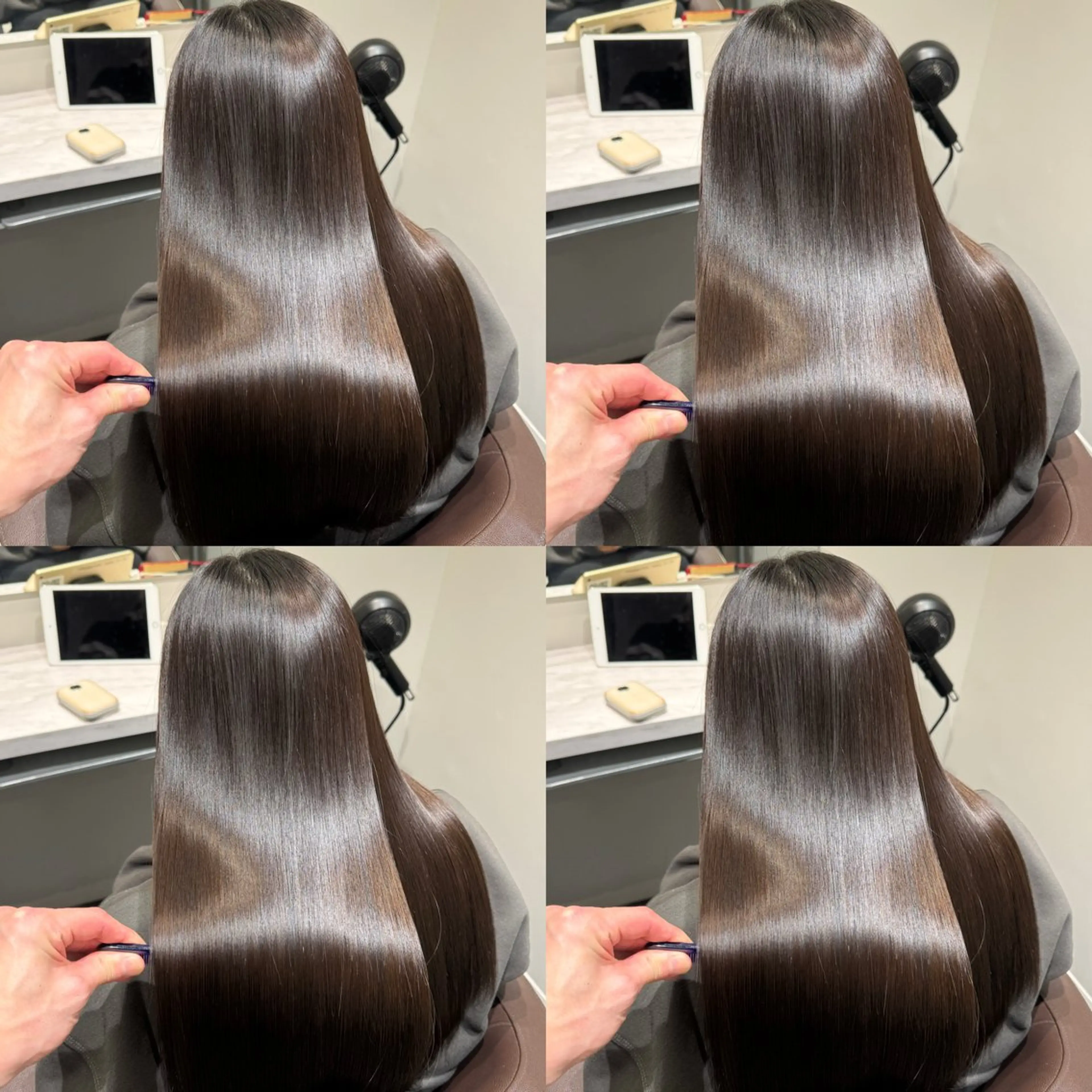 ロング カラー 髪質改善 韓国風ヘア 縮毛矯正 SALOWIN east店6F所属・TAKUMI 【美髪特化】のヘアスタイル