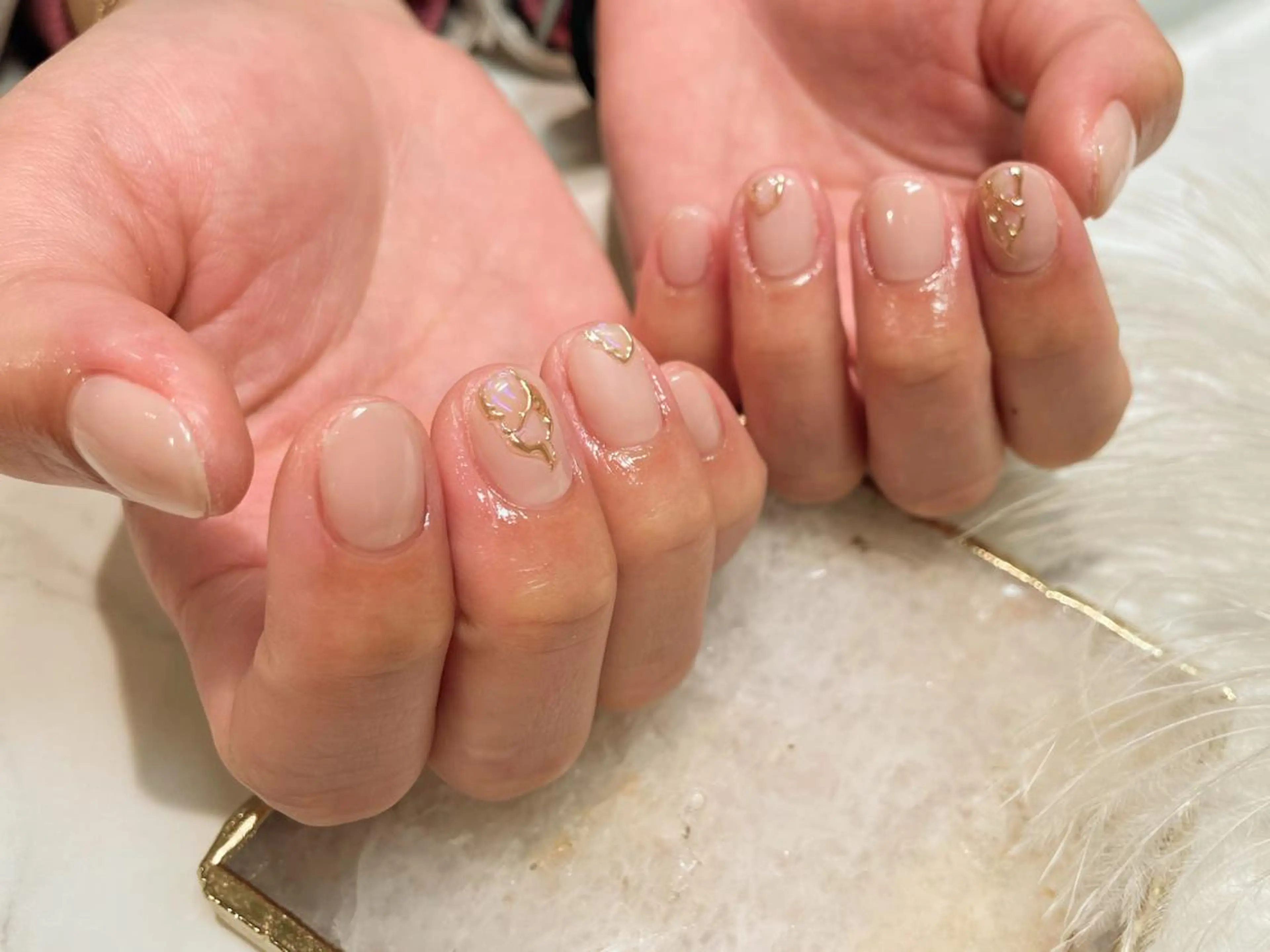 ネイル オーロラネイル ミラーネイル ハンドネイル Aing nail所属・Aing nail 澤瀬のネイルデザイン