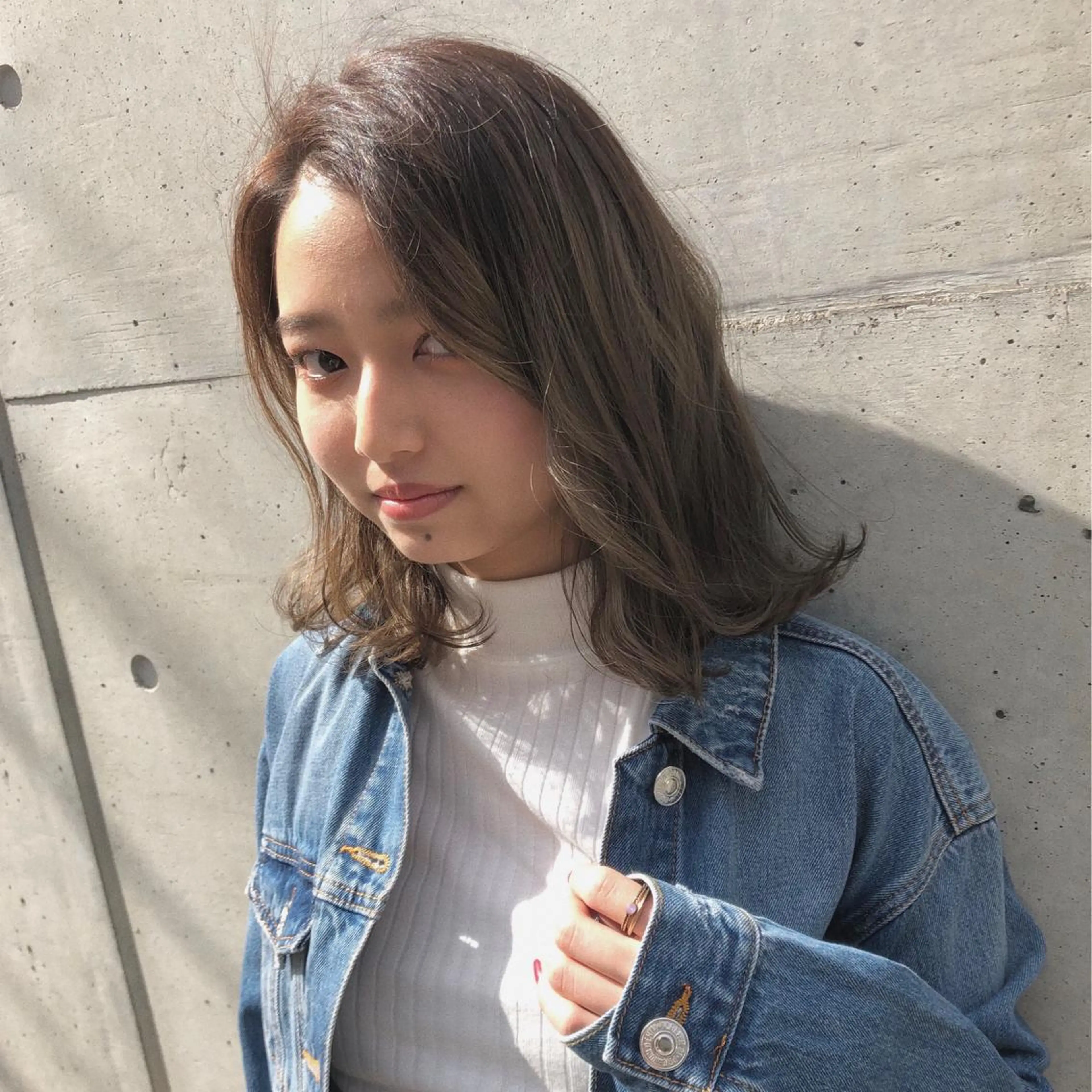 ミディアム 冨木 雄斗のヘアスタイル