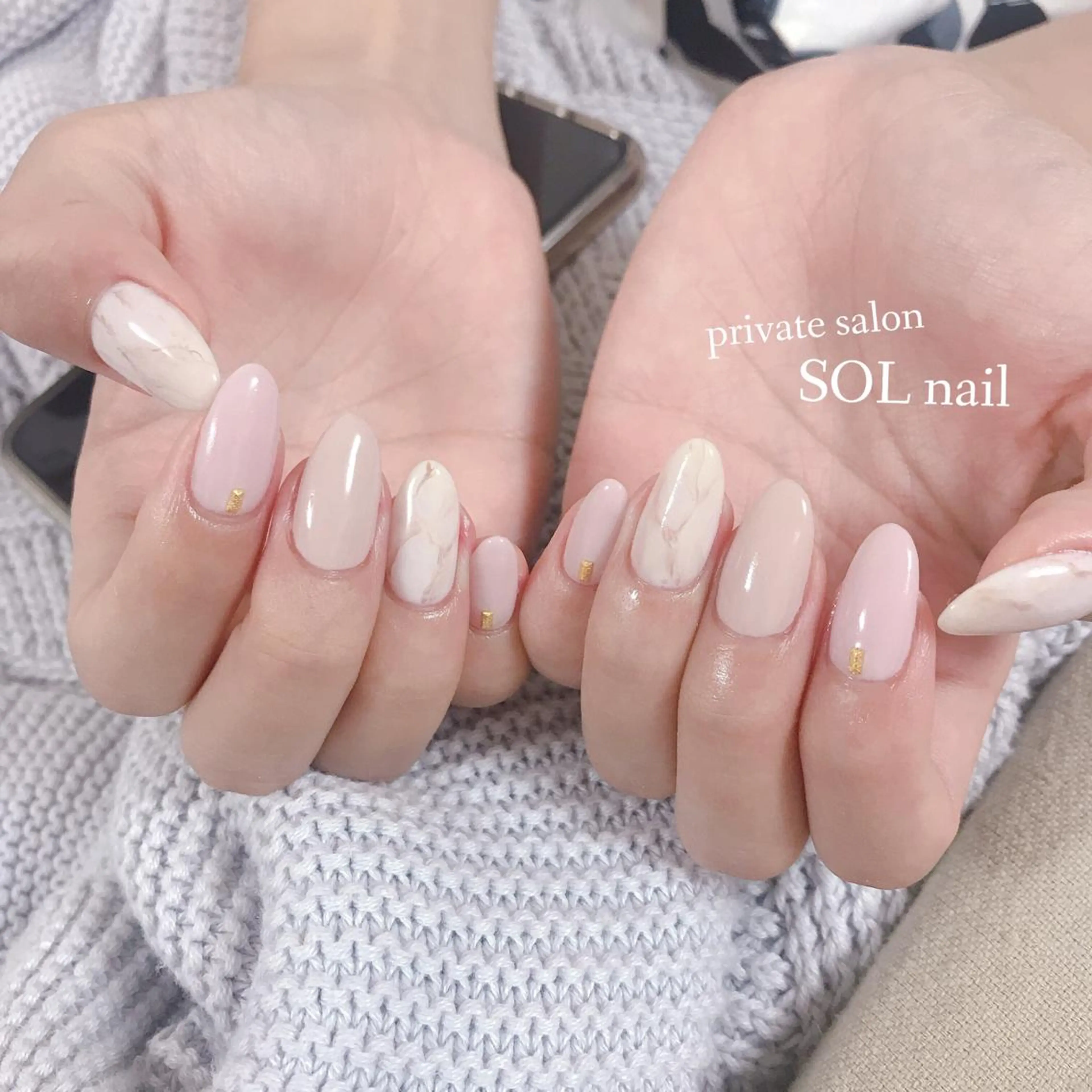 ネイル ハンドネイル SOL NAILのネイルデザイン
