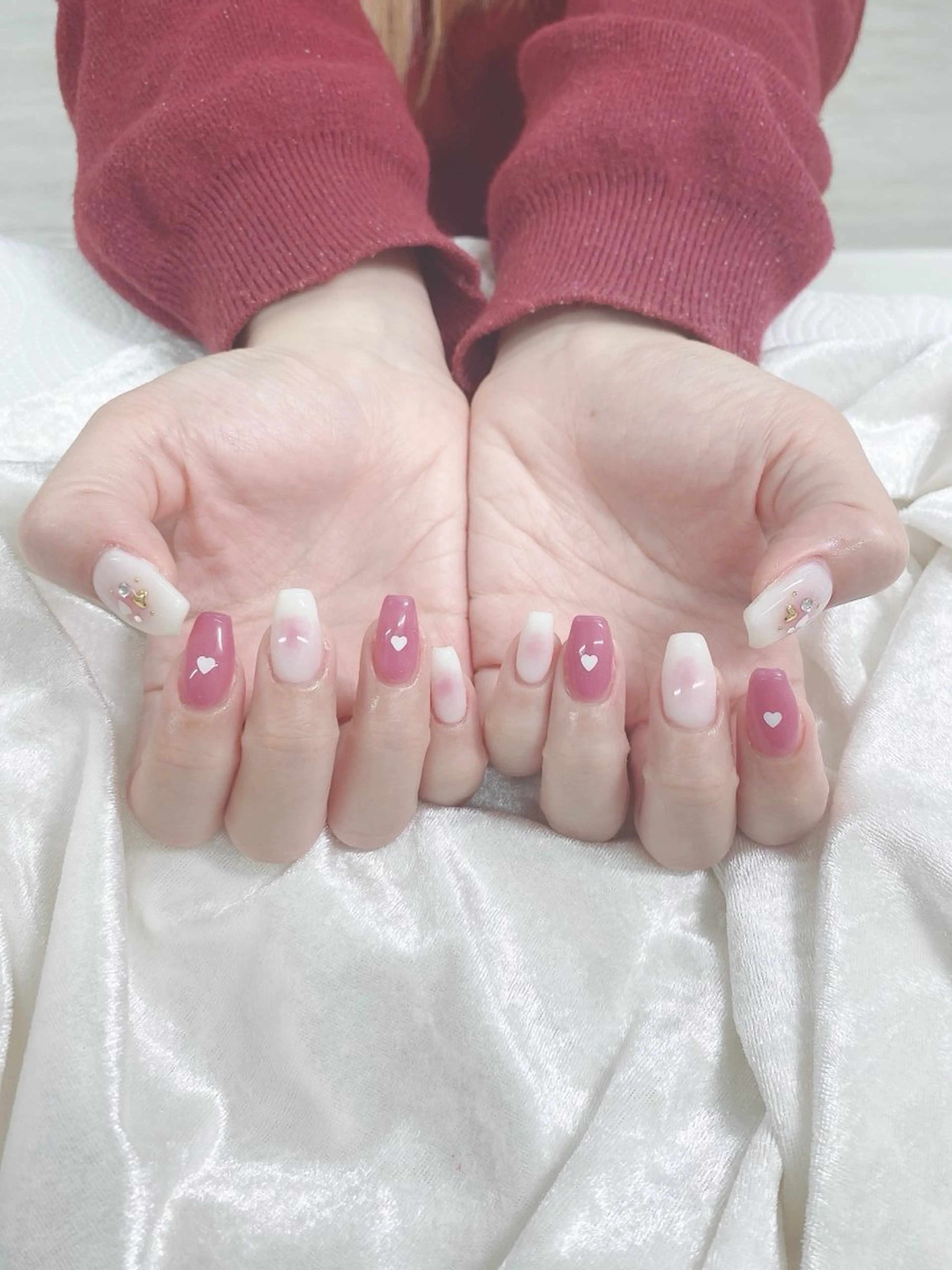 ネイル シンプルネイル 遠藤 百恵のネイルデザイン