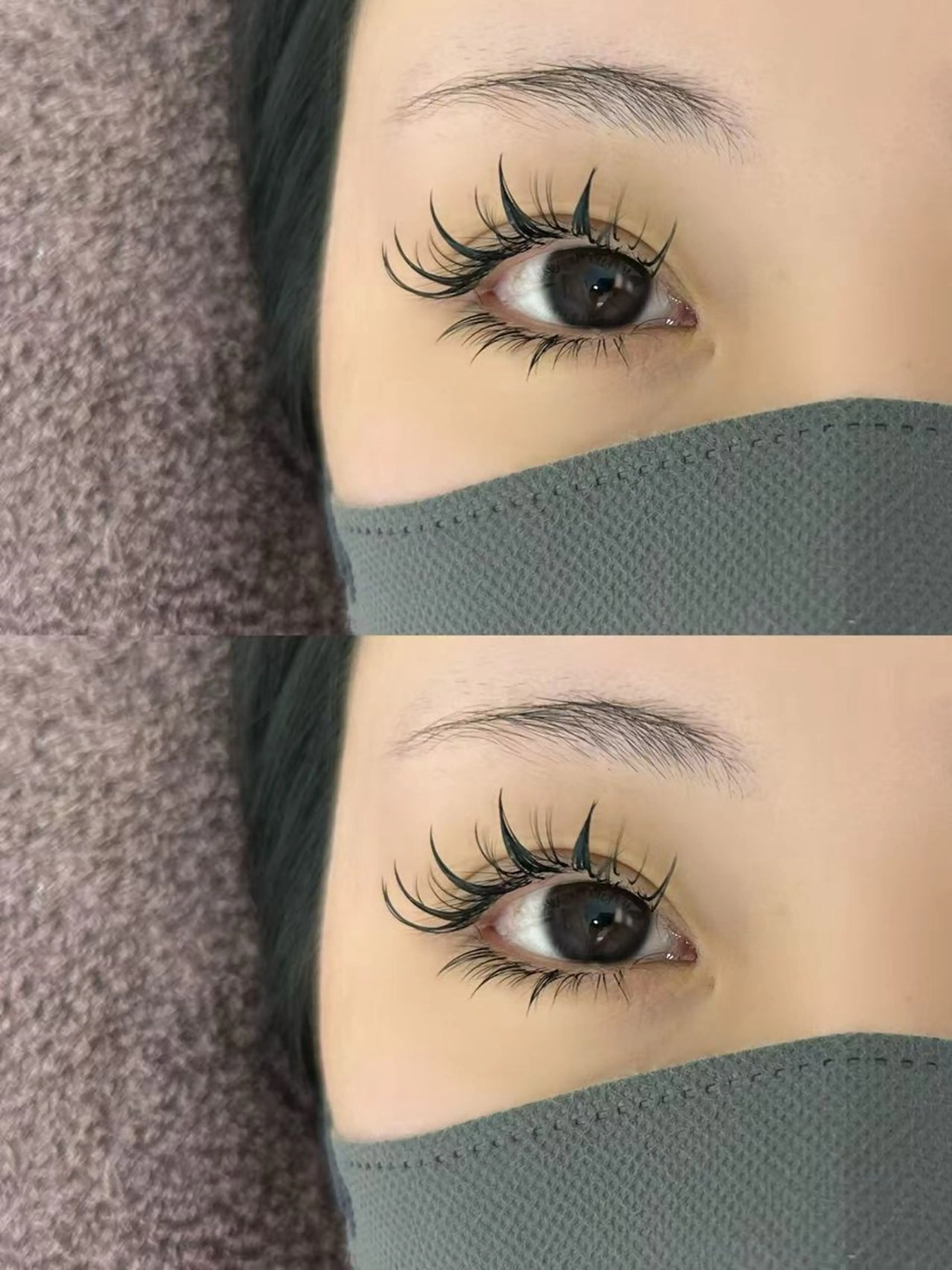 マツエク・マツパ 付け放題 バインドロック カラーマツエク フラットラッシュ 韓国風マツエク W Salon アイラッシュのマツエク・マツパデザイン