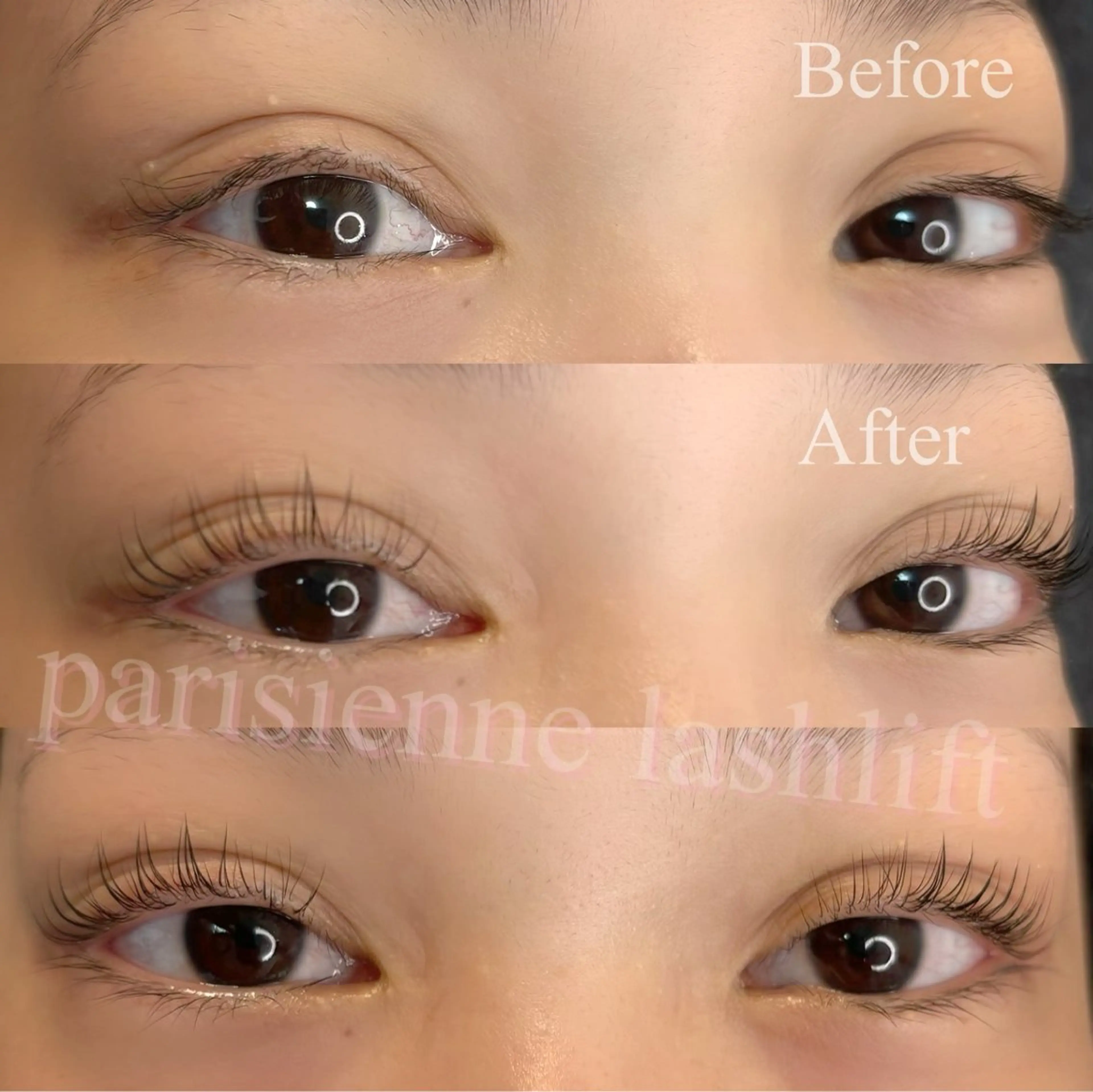 マツエク・マツパ パリジェンヌラッシュリフト linda なみのマツエク・マツパデザイン