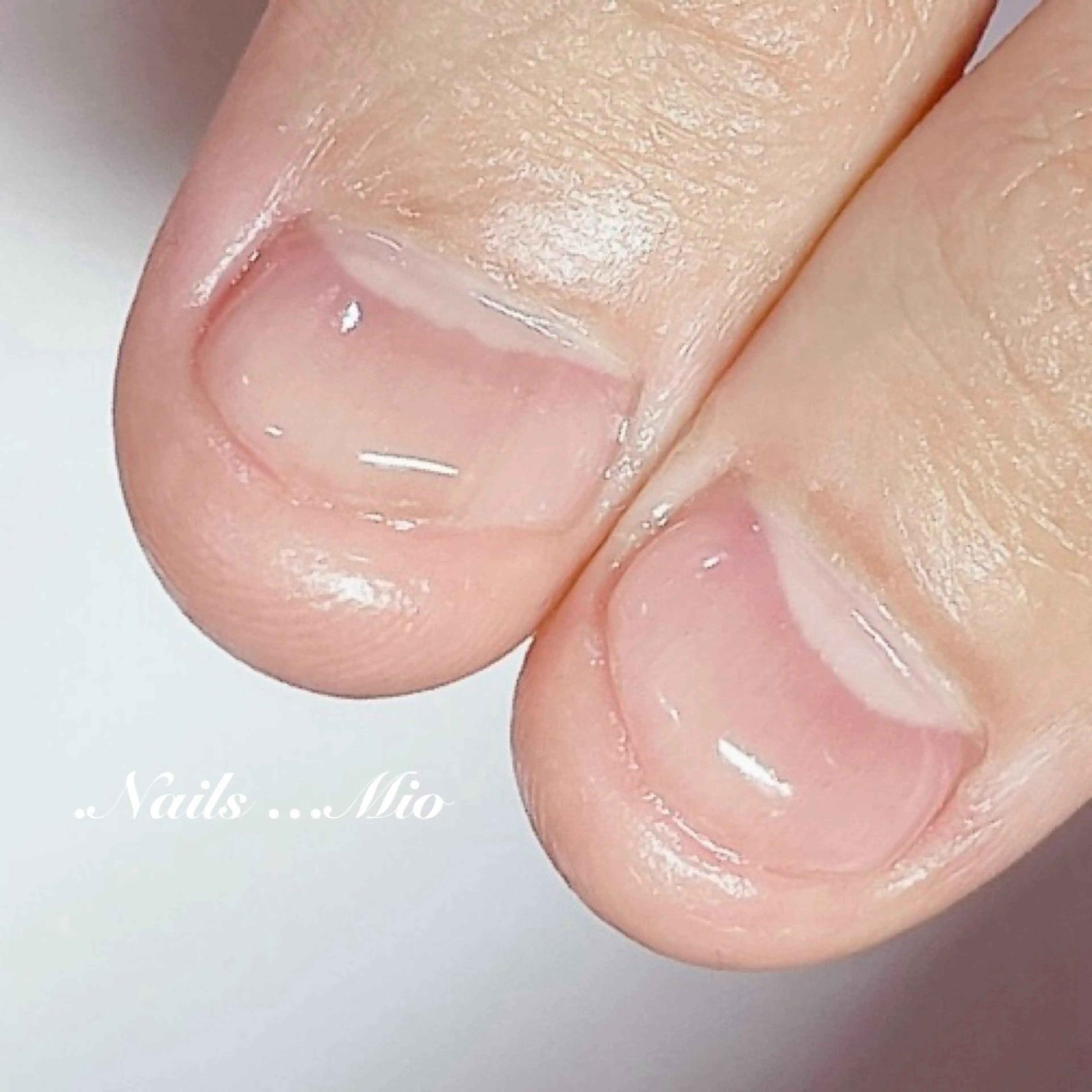 ネイル クリアネイル ジェルネイル ハンドネイル .Nails Mio 赤羽西ネイルサロンのネイルデザイン