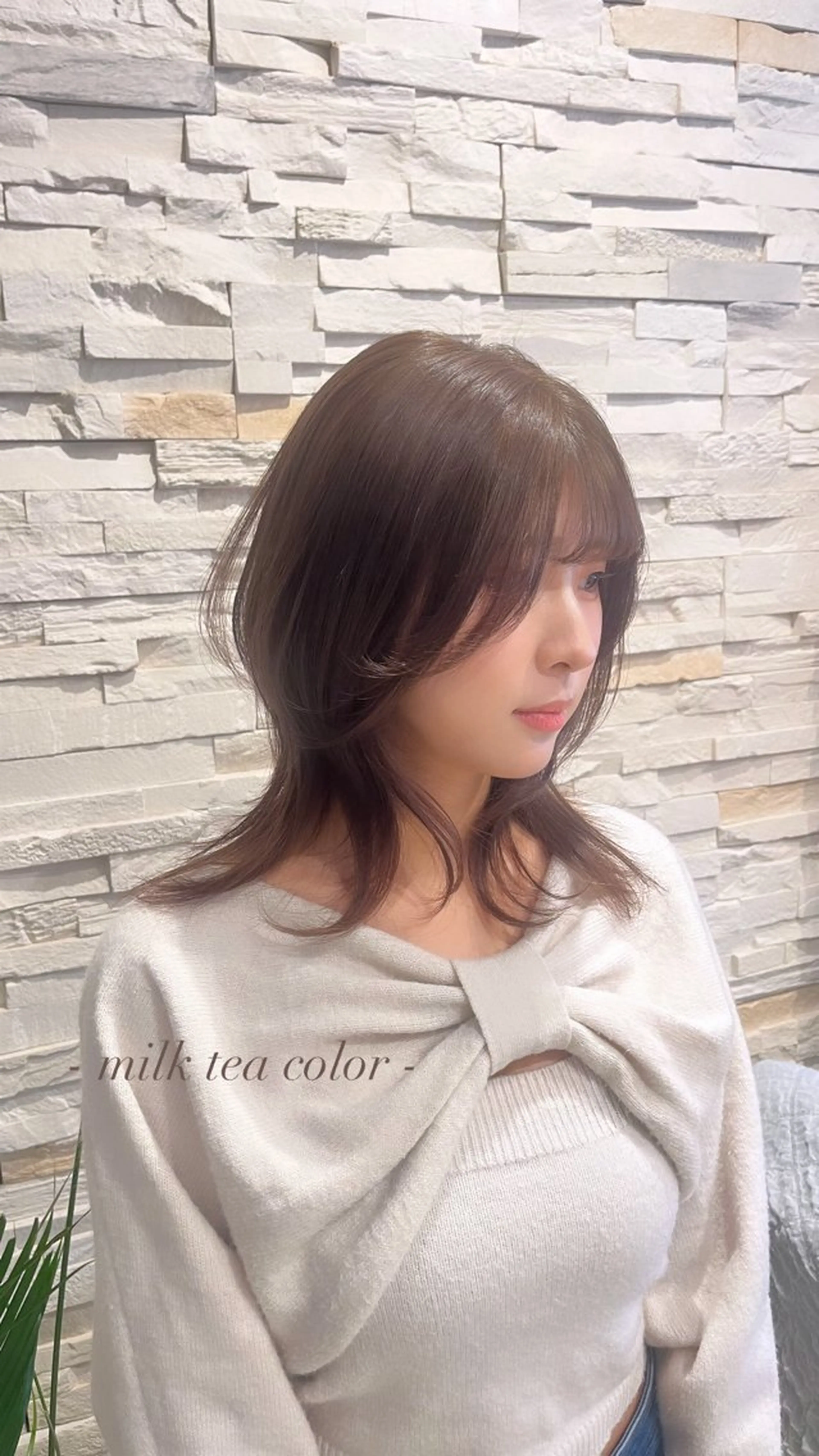 カラー カット ヘアカラー トリートメント ミシェル /韓国ヘア🕊️のヘアスタイル