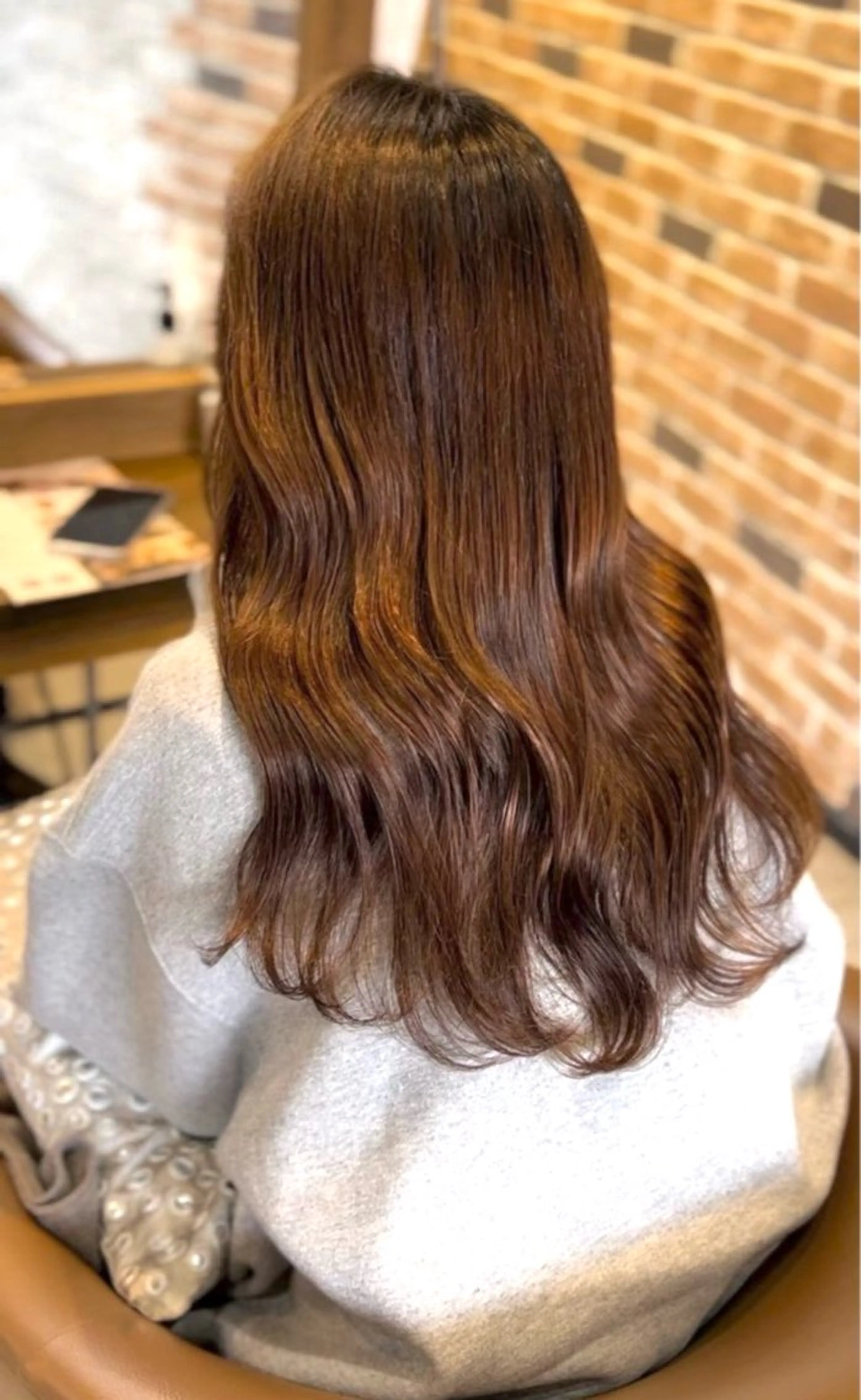 カラー ブラウンカラー ヘアカラー 中山 実優のヘアスタイル