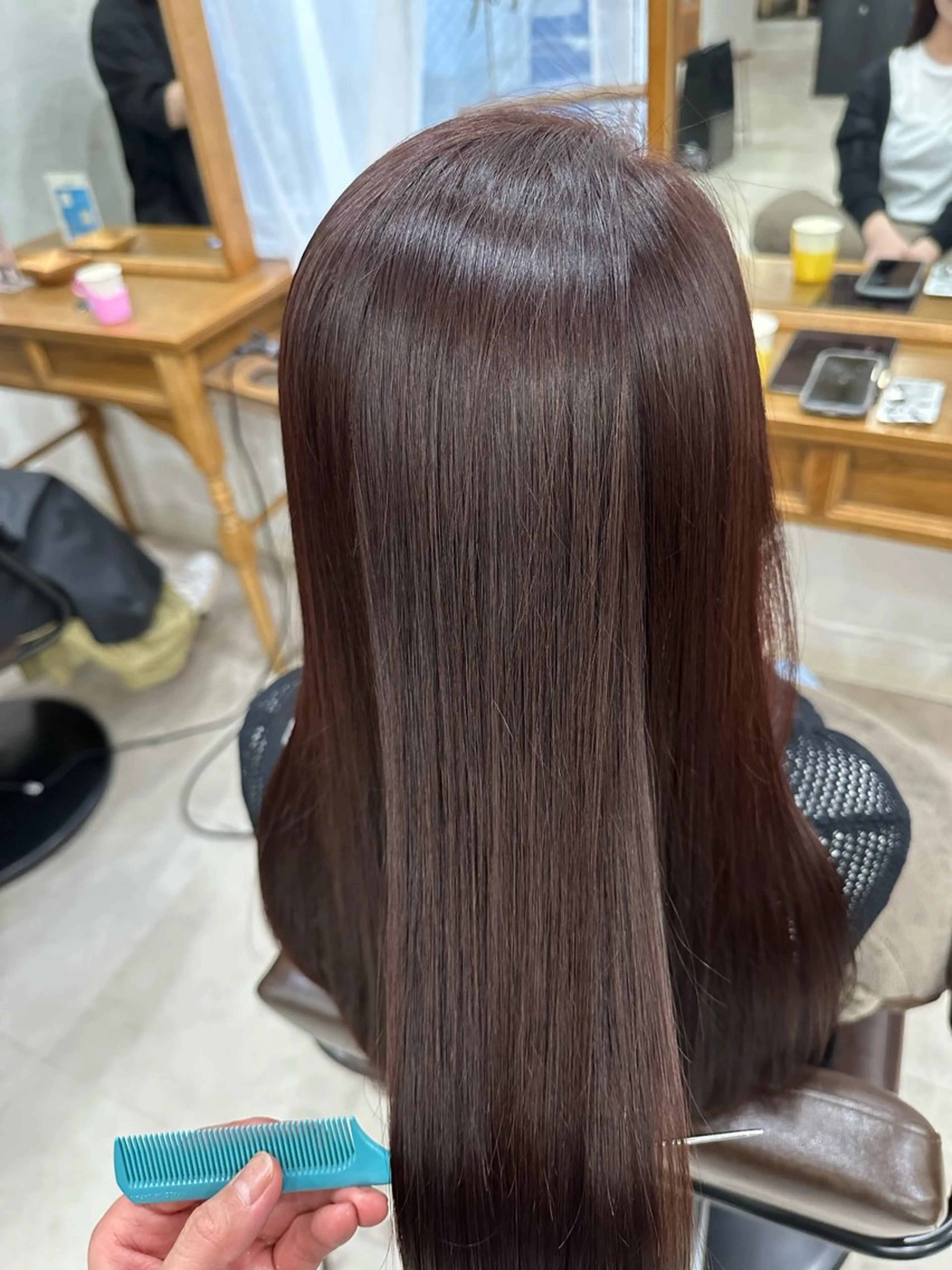 【髪質改善美髪矯正】トステア配合弱酸性縮毛矯正＋カット＋トステアトリートメント+(カラーも込みの場合は+3000円)の写真