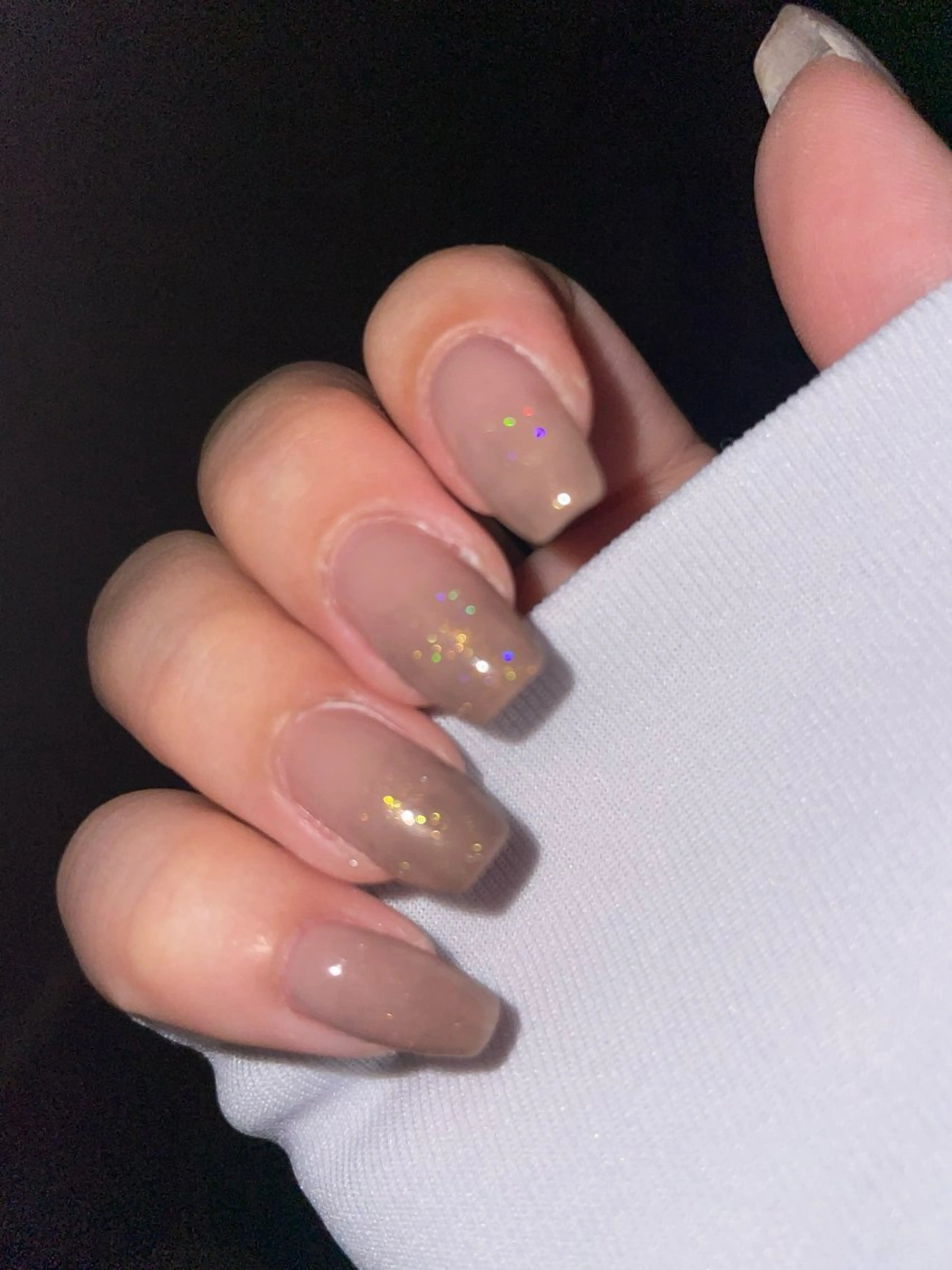 ネイル グラデーション ラメ(グリッター) ラメグラデーション Blabo鹿児島中央 senaのネイルデザイン