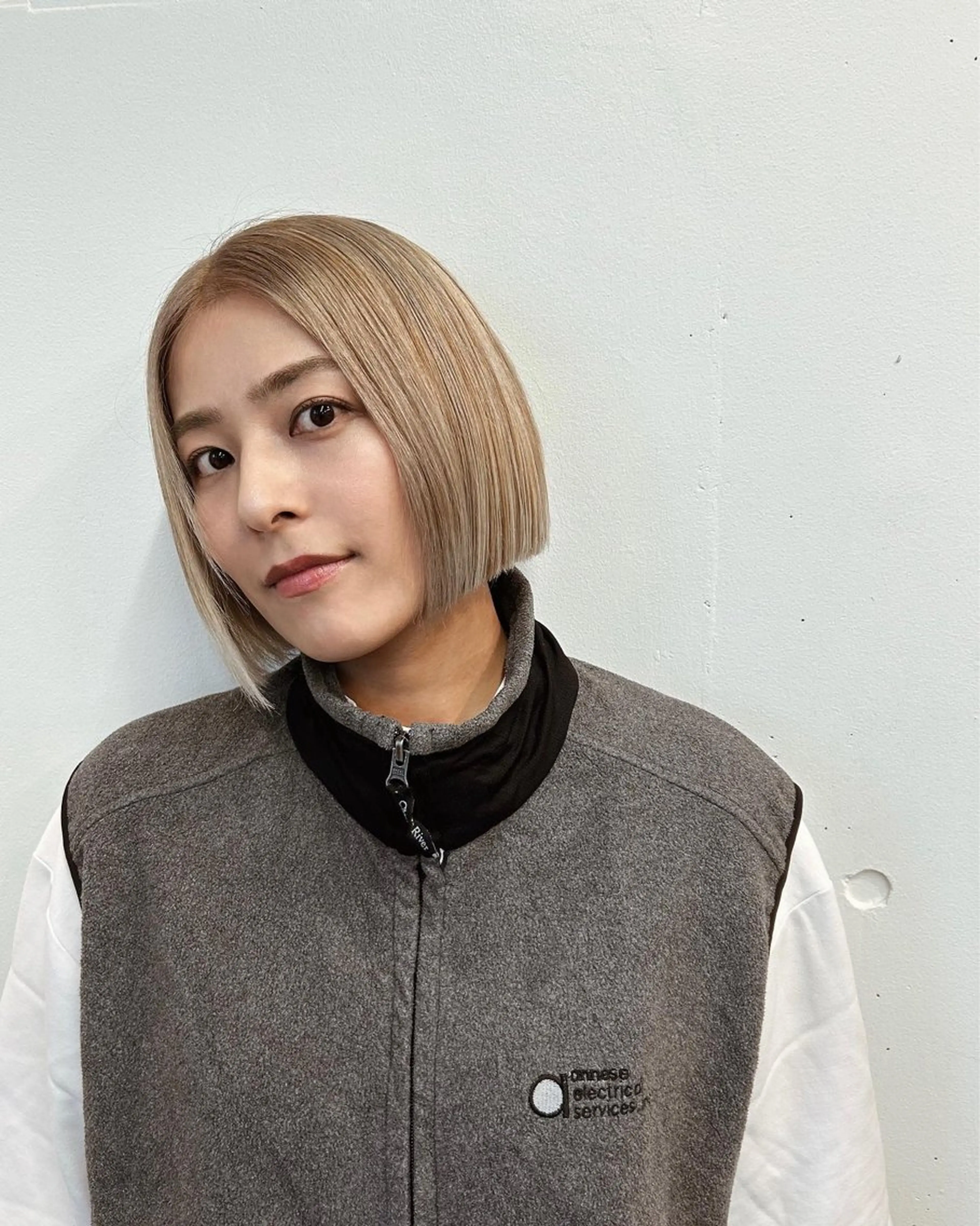 ショート カラー 髪質改善/縮毛矯正/ 透明感カラーYUMAのヘアスタイル