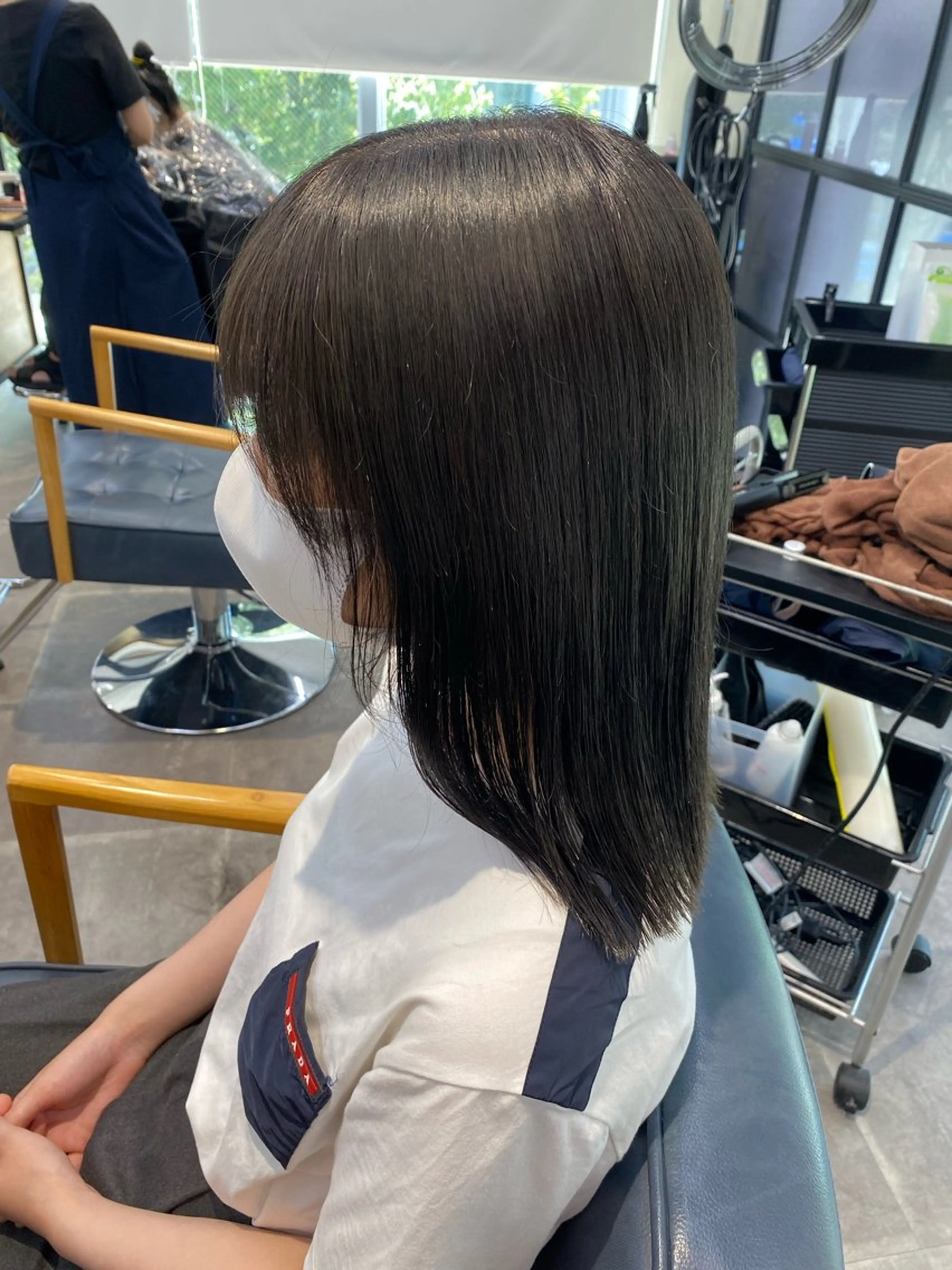 ミディアム カラー 韓国×髪質改善カラー 💎hinaのヘアスタイル