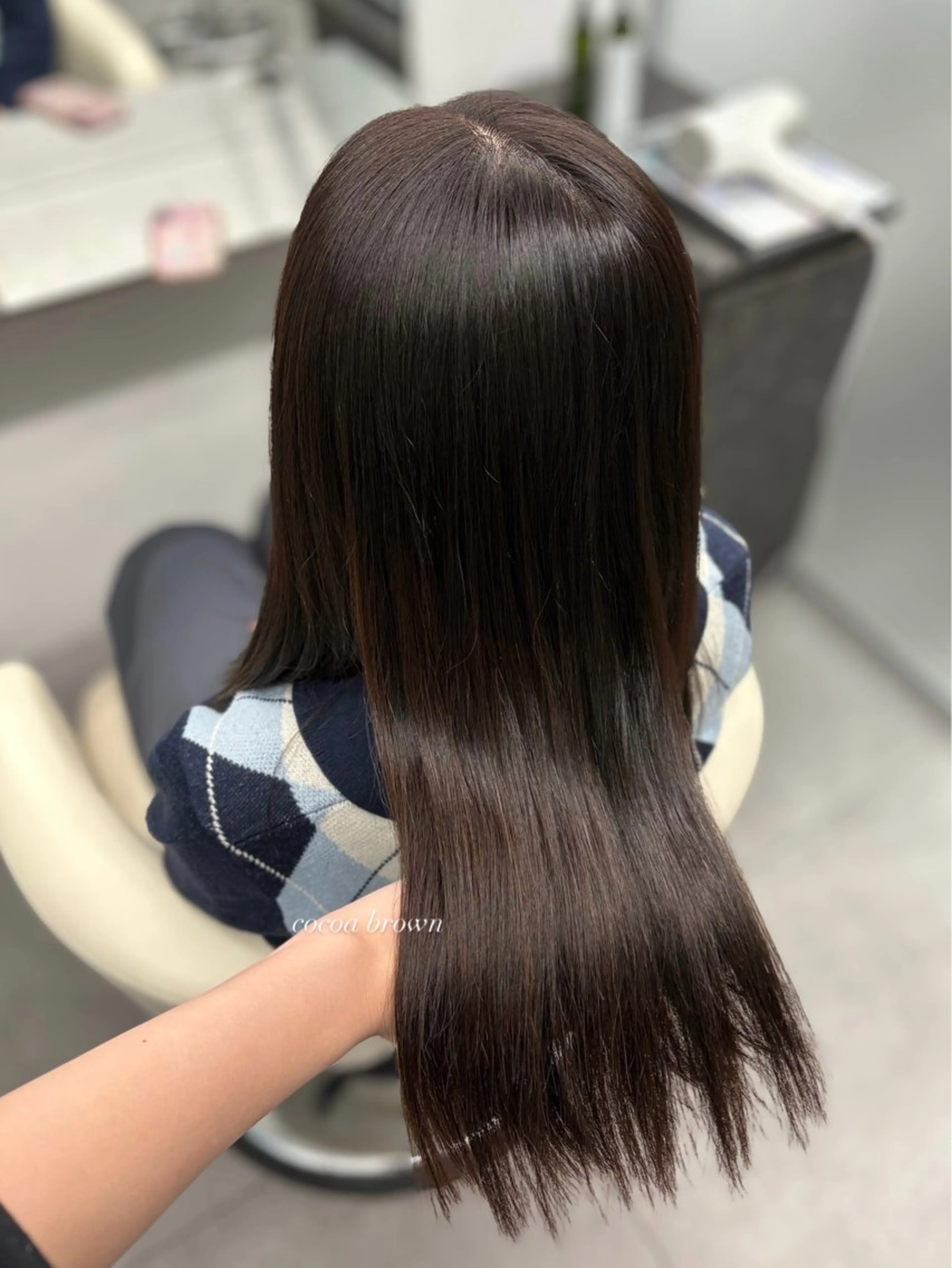 ロング カラー カット ヘアカラー トリートメント トレンド甘めガーリー Mizuki☁️🫧のヘアスタイル