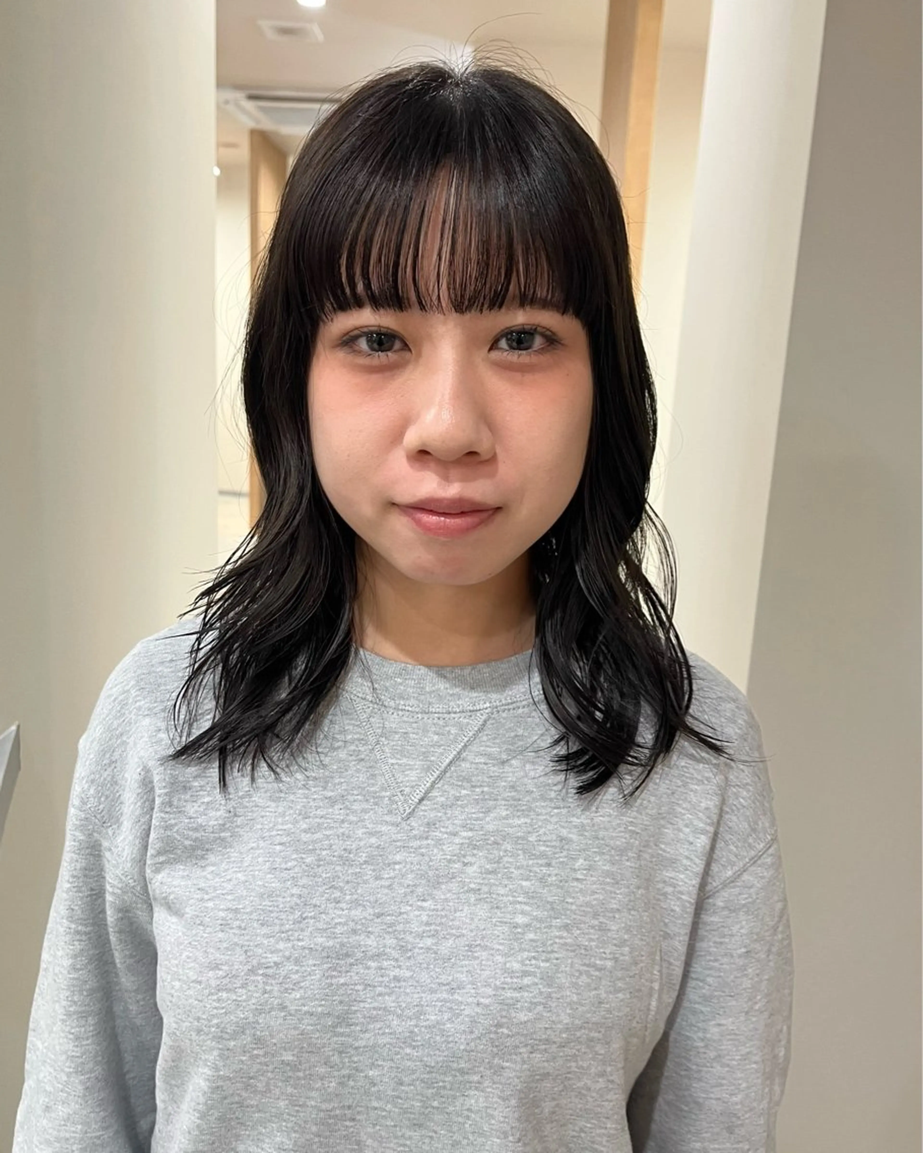 ミディアム カラー レイヤーカット カット ヘアカラー トリートメント china/ボブ ブリーチカラーのヘアスタイル