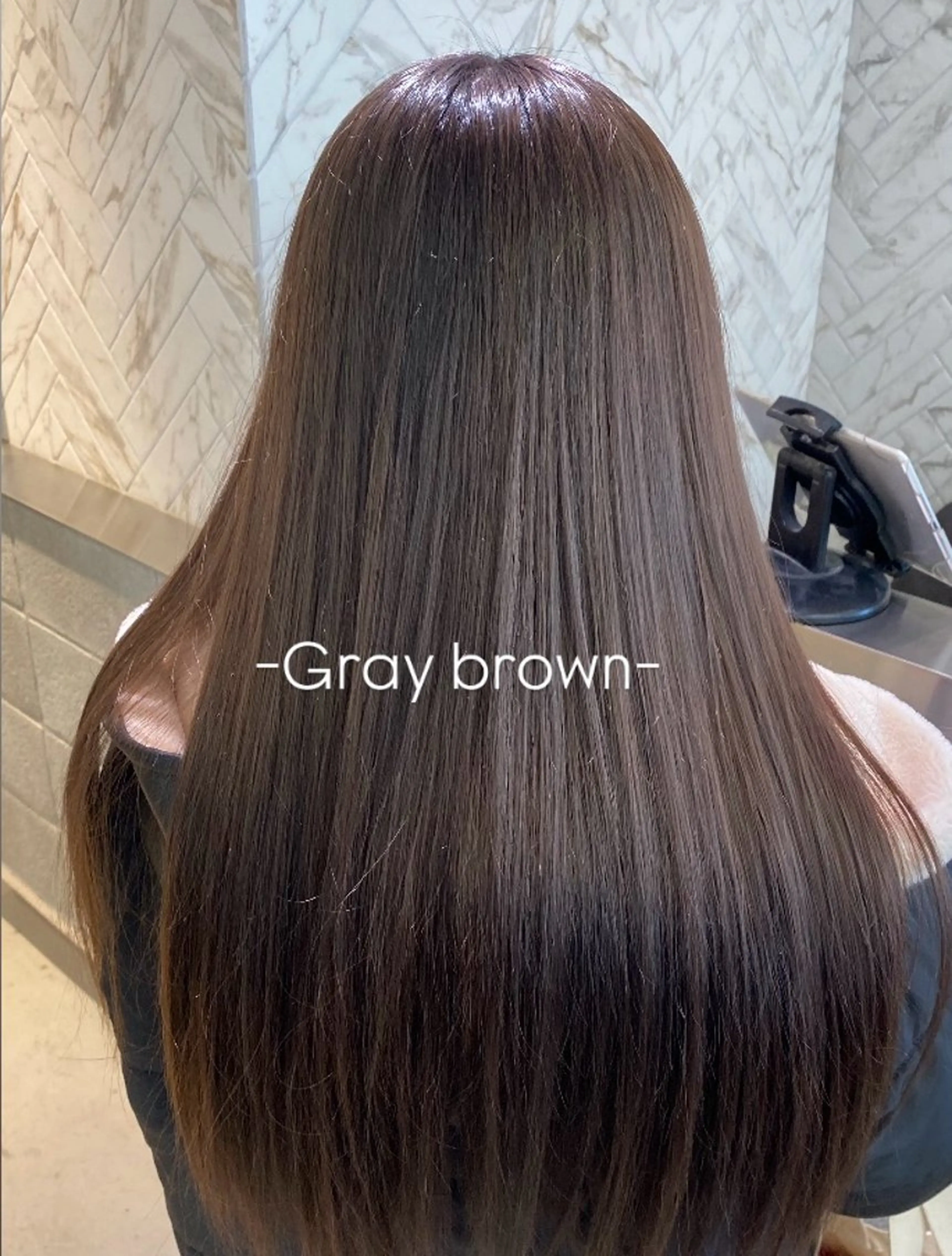 カラー ブラウンカラー 透明感カラー towa / EIGHTのヘアスタイル