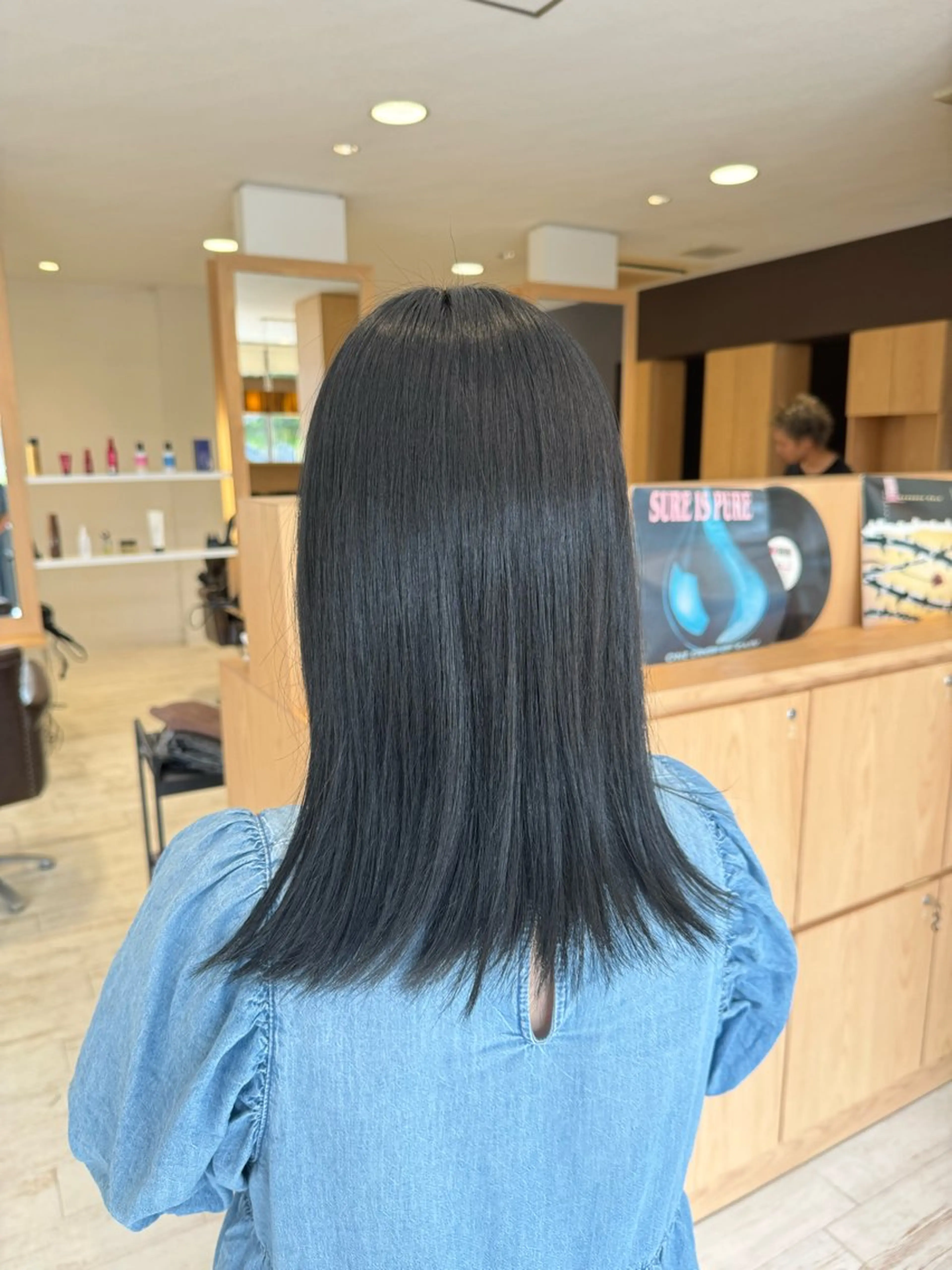 セミロング カラー 村田 奈月のヘアスタイル