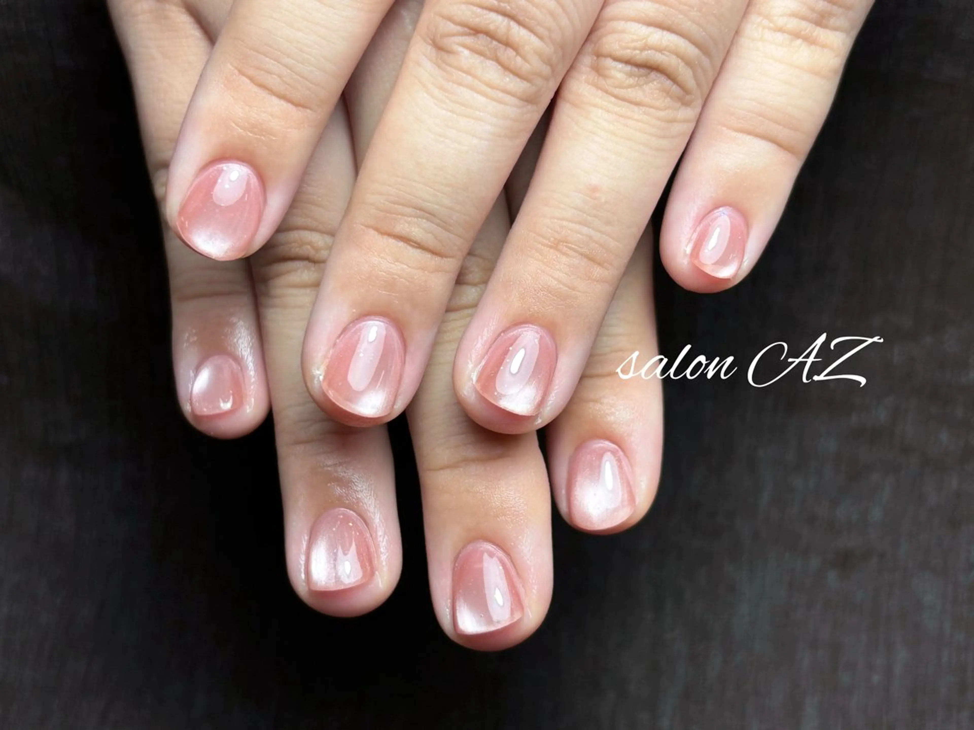 ネイル アートネイル 長さ出し フットネイル フレンチネイル ジェルネイル ハンドネイル salon AZのネイルデザイン