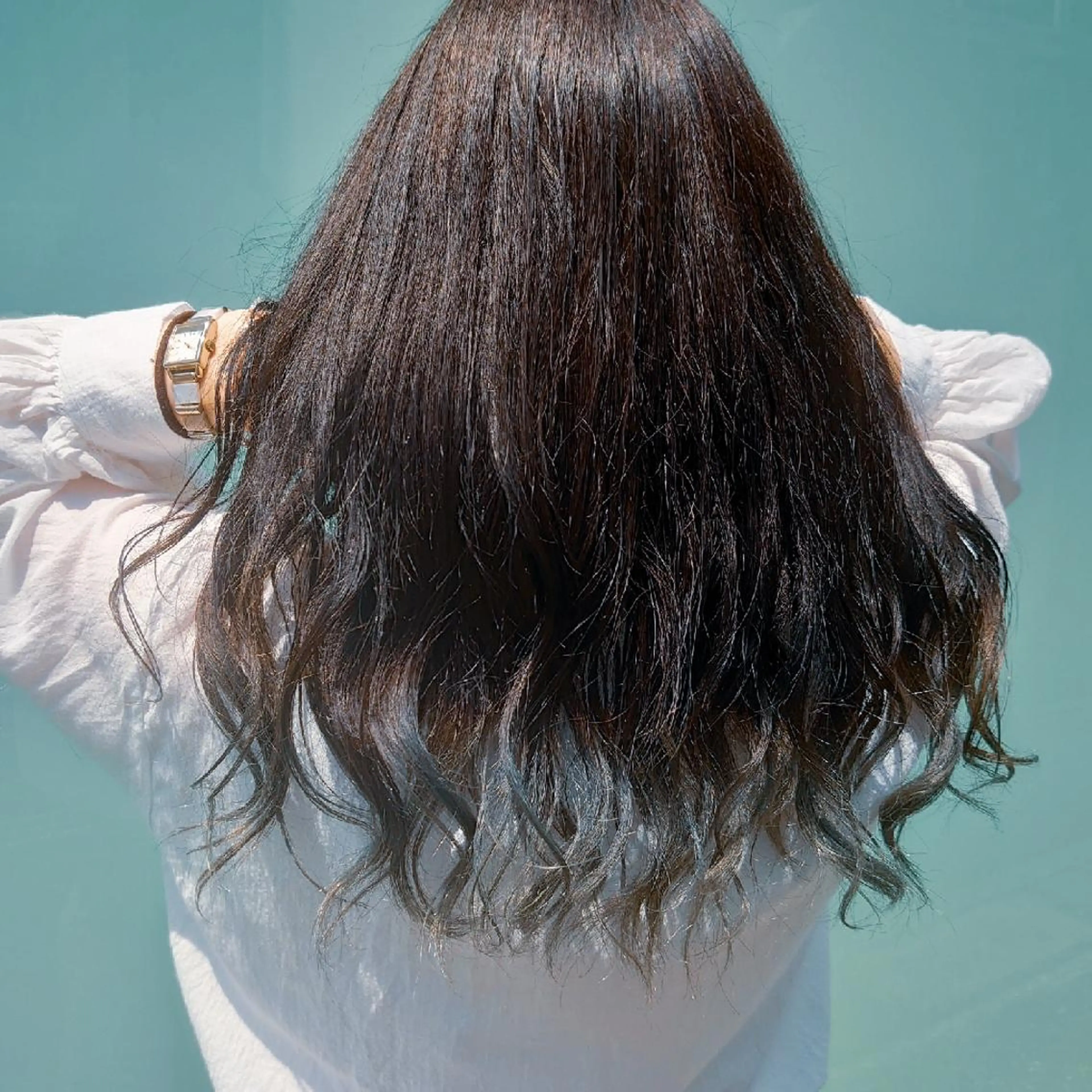 カラー セミロング ヘアカラー トリートメント 髪質改善/ブリーチ 田代 龍我のヘアスタイル