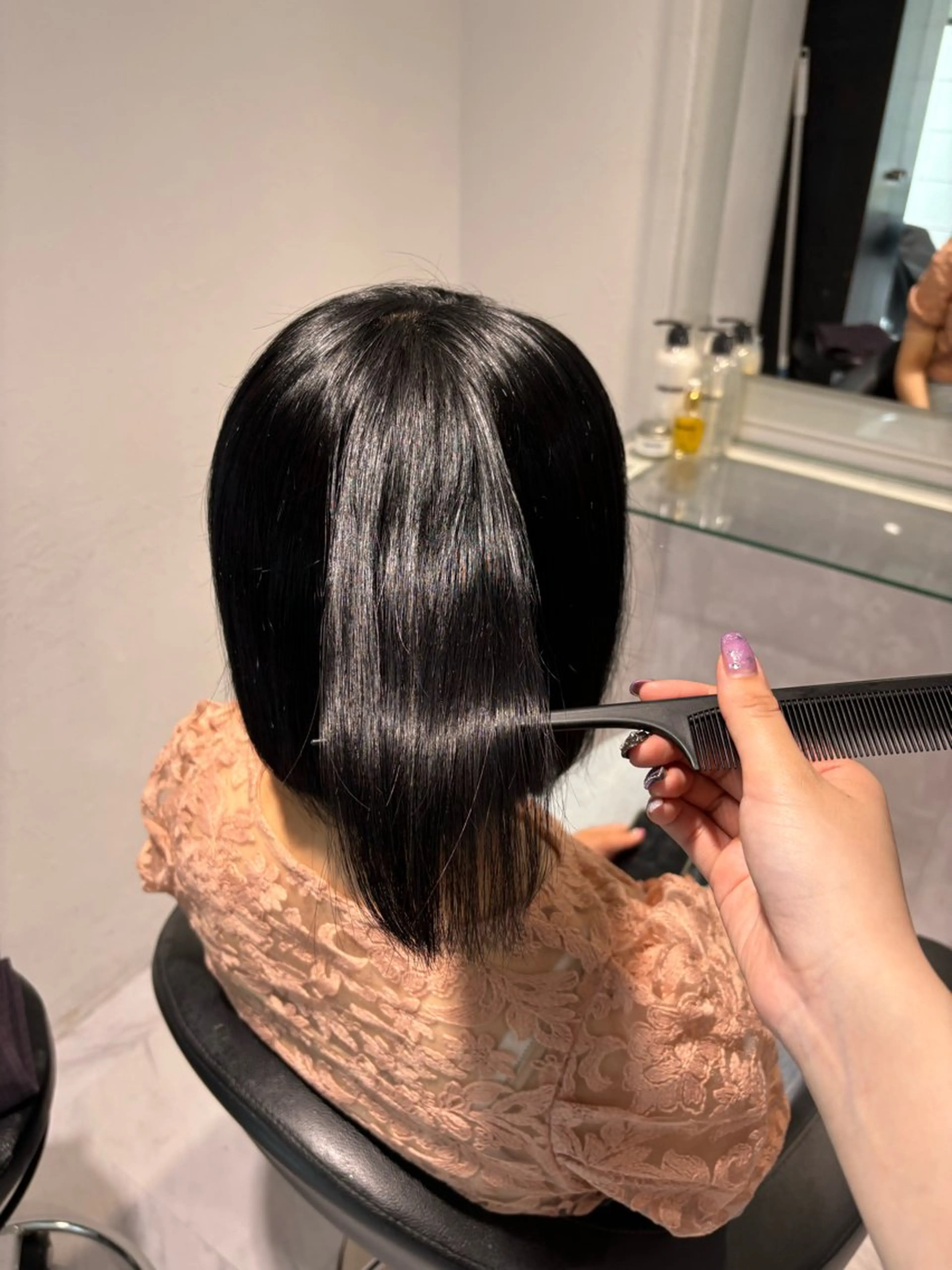 ショート カラー 表参道♡暗髪^ྀི 艶カラー♡アユミのヘアスタイル