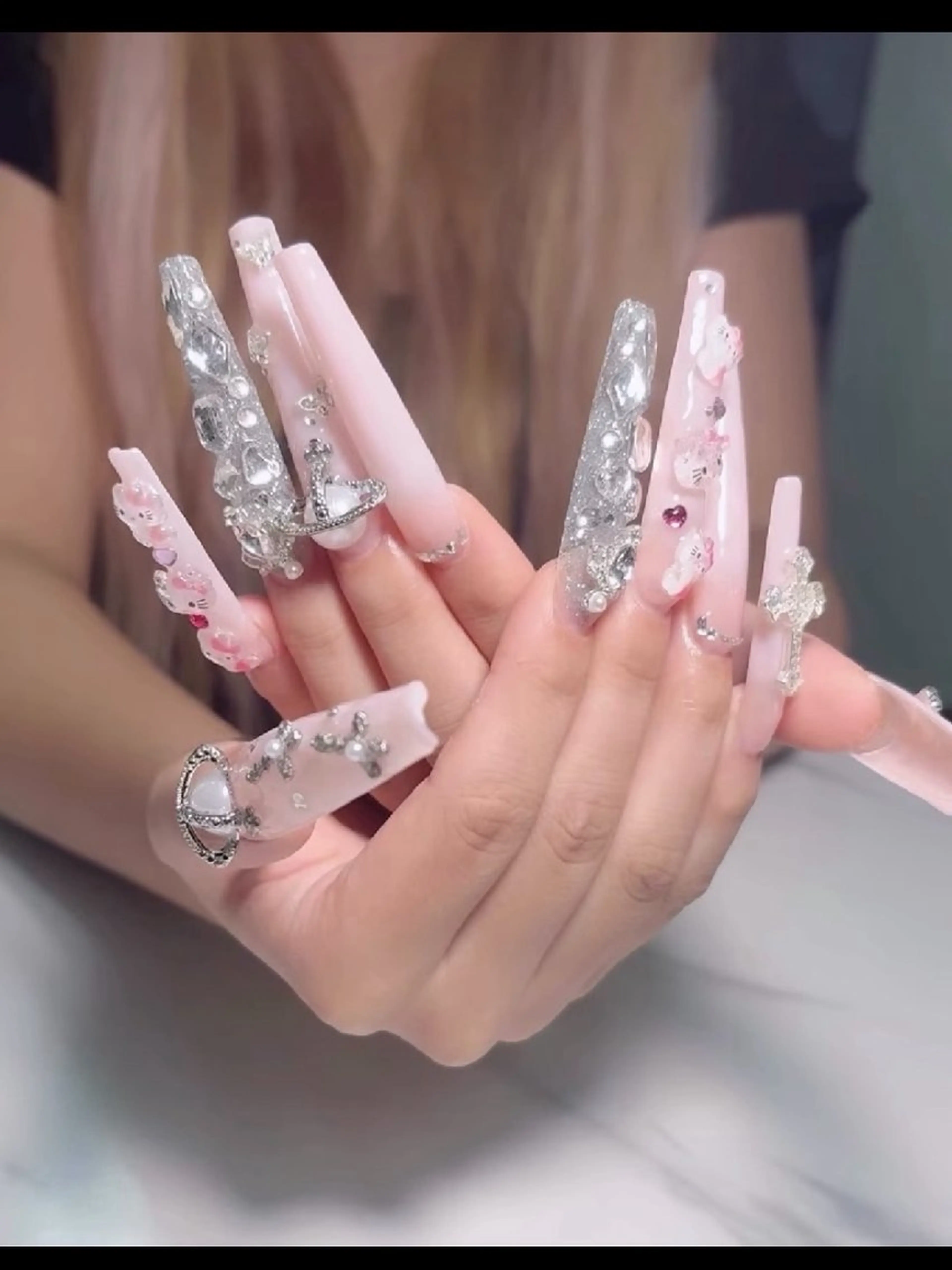 「究極版」長さ出し10本込み◆華やかゴテゴテパーツつけ放題の写真