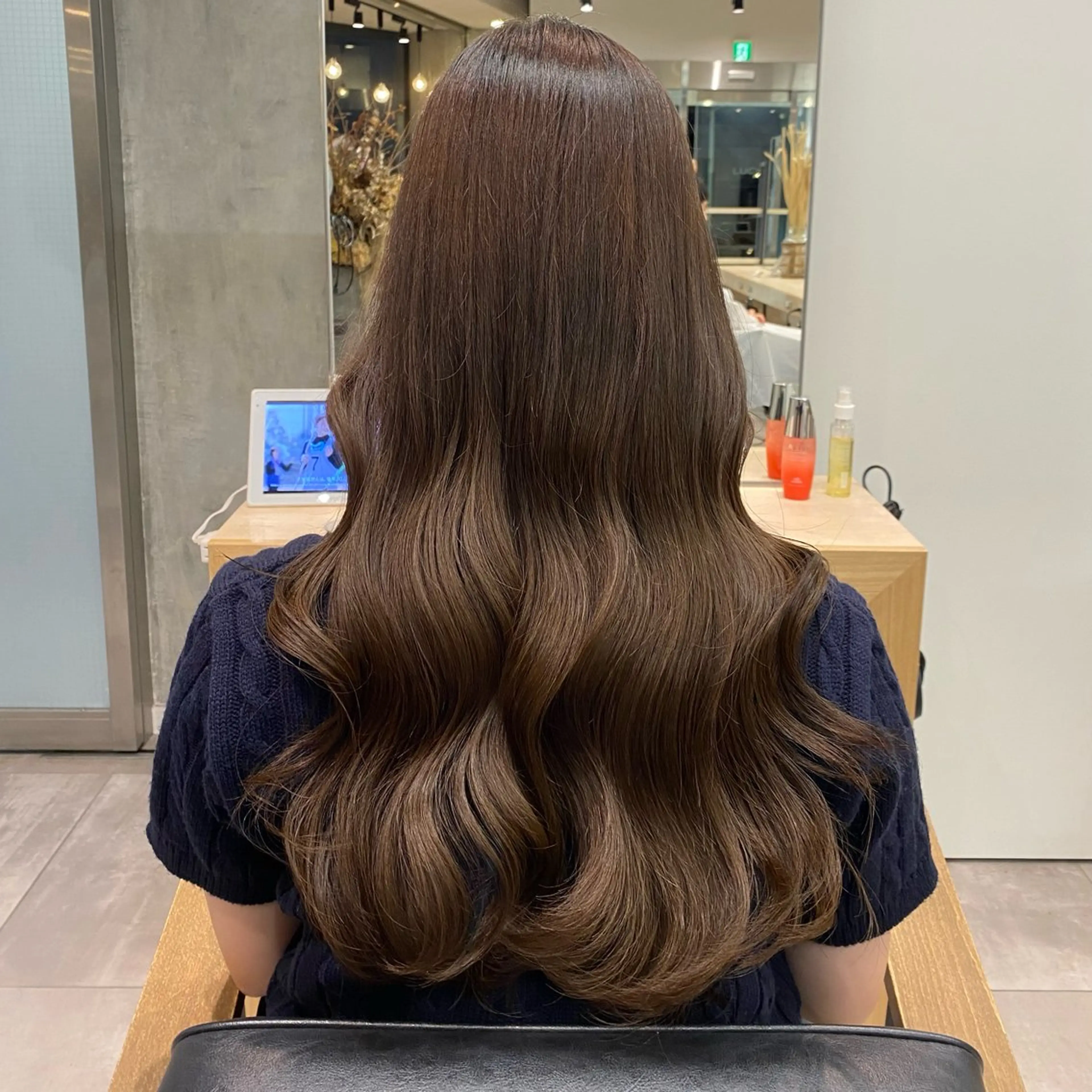 カラー ヘアカラー 韓国ヘア AINA🐱のヘアスタイル