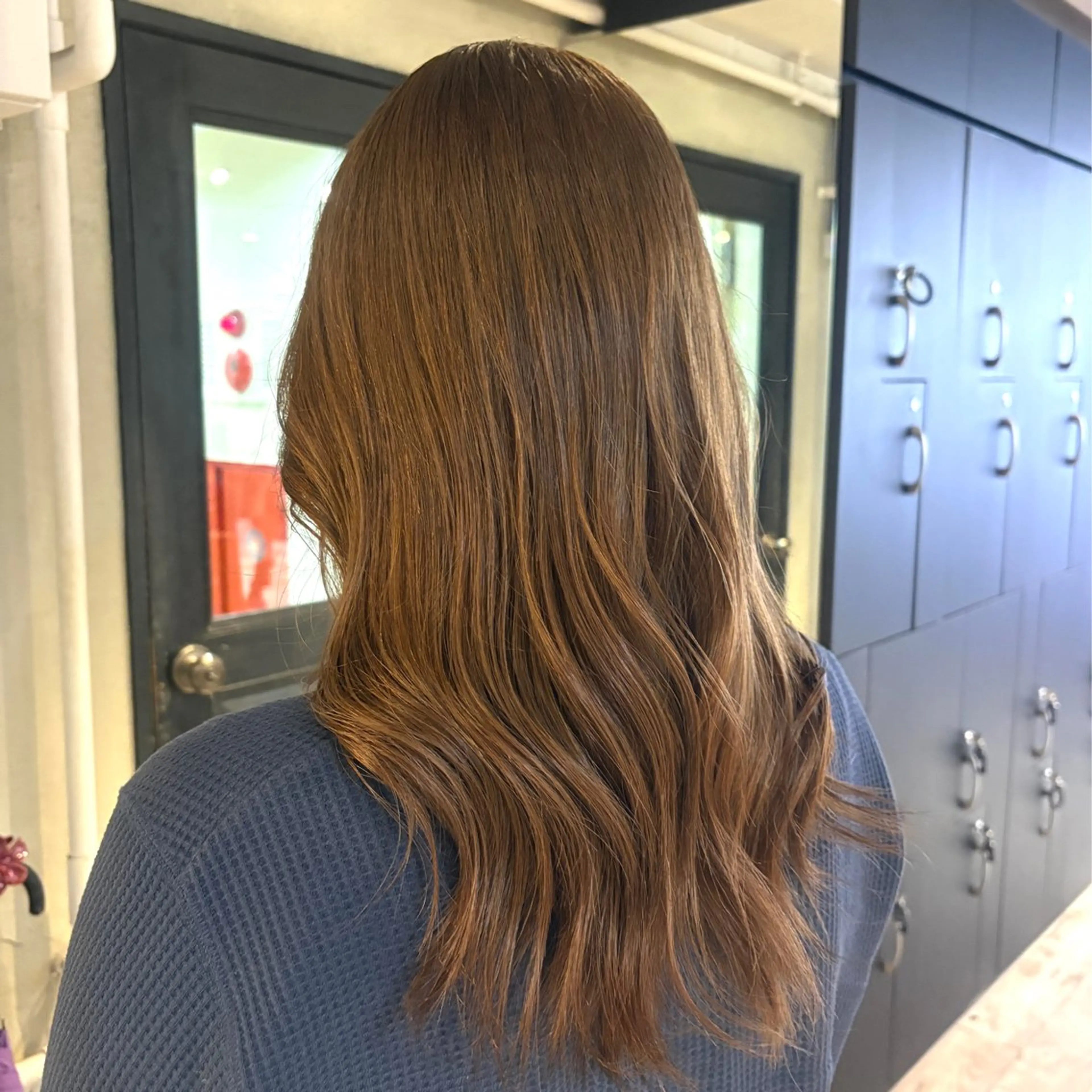 ロング カラー ヘアカラー トリートメント ヘアセット 🫧ハイトーン×艶 カラー🫧 Rionのヘアスタイル