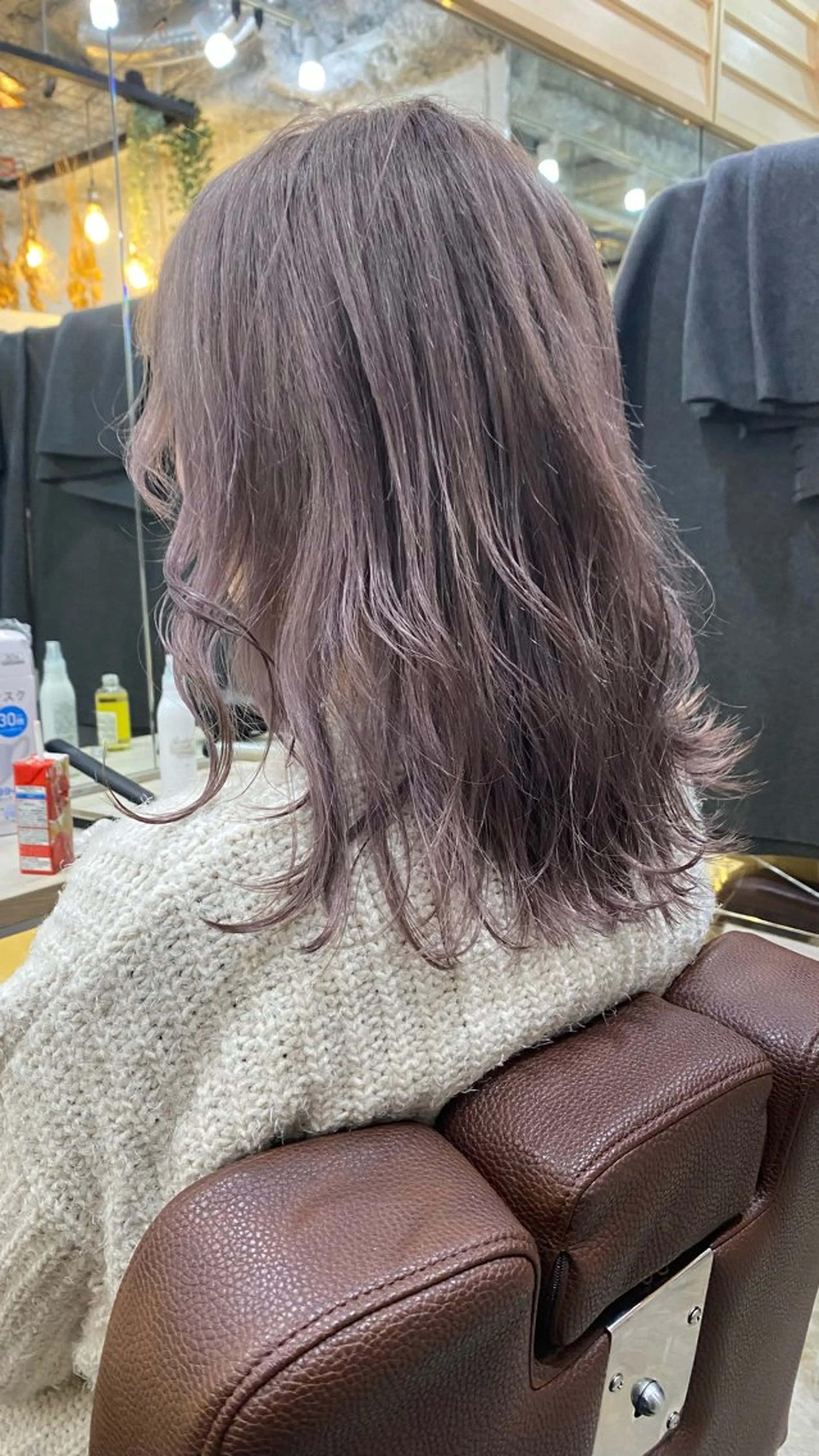 セミロング カラー メンズ特化美容師 中戸 滉のヘアスタイル