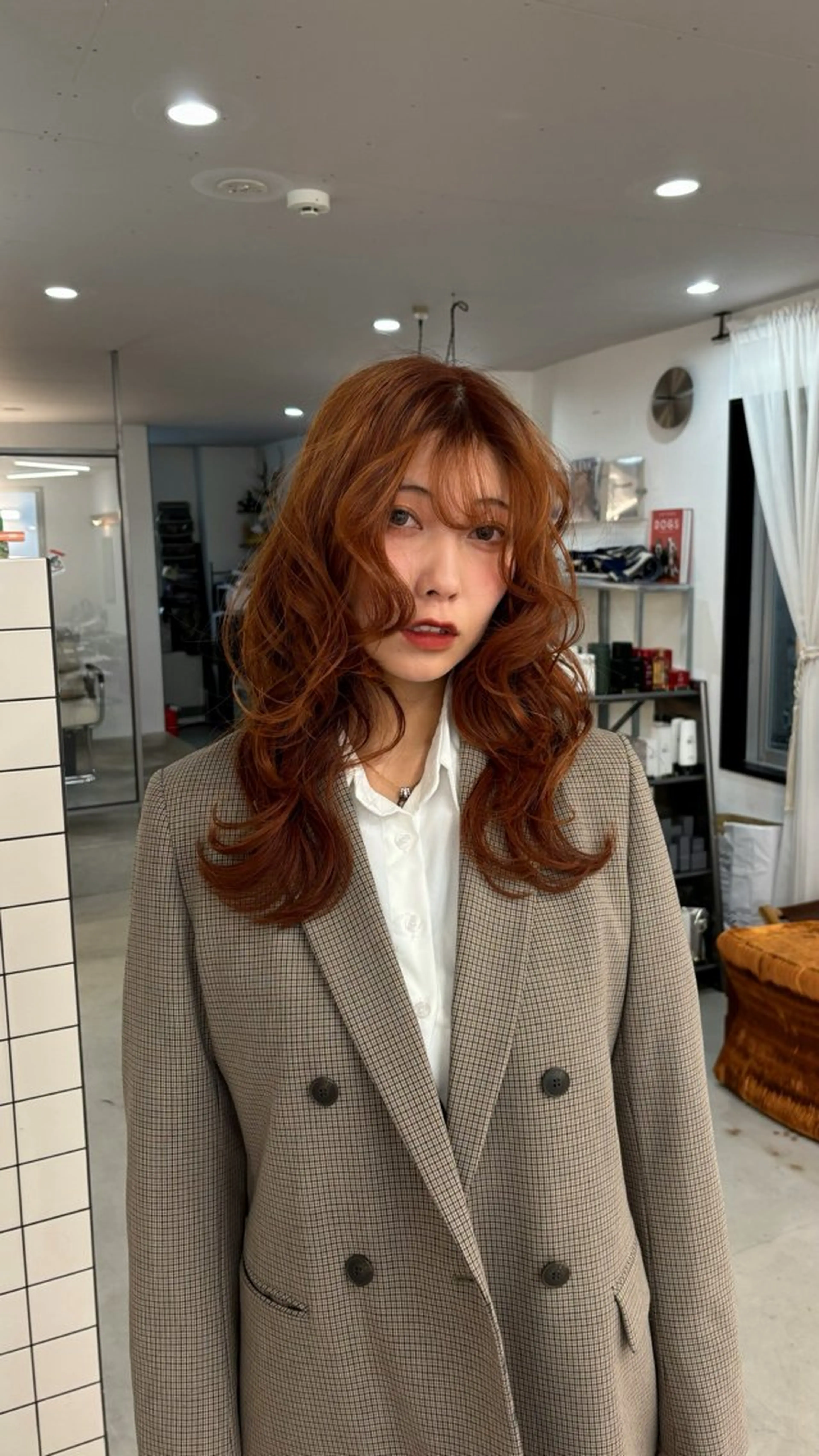 セミロング カラー ヘアカラー QUARTE所属・福山 優奈のヘアスタイル