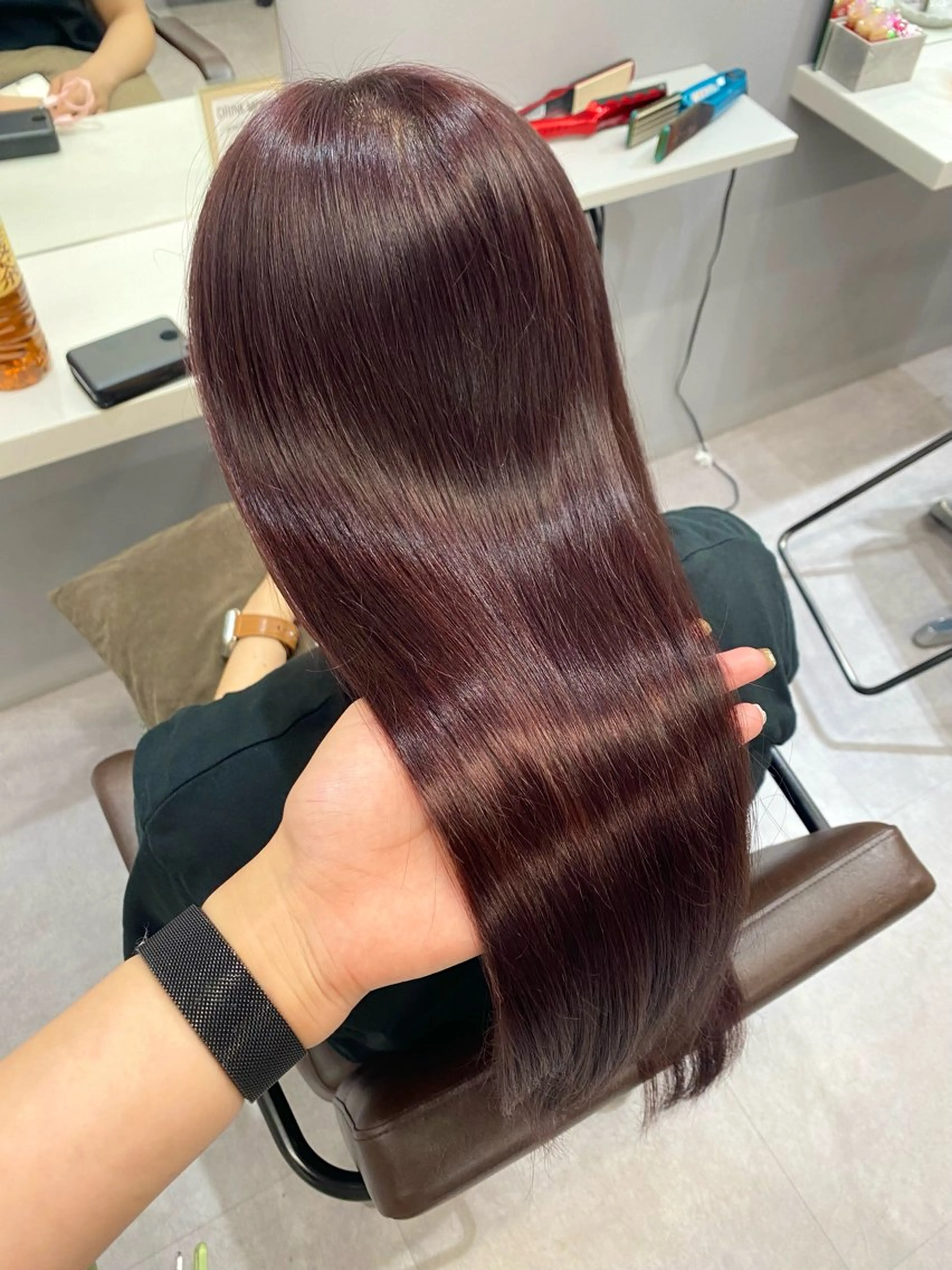 ロング カラー カット ヘアカラー トリートメント 艶髪/縮毛矯正/ Core mikuaのヘアスタイル