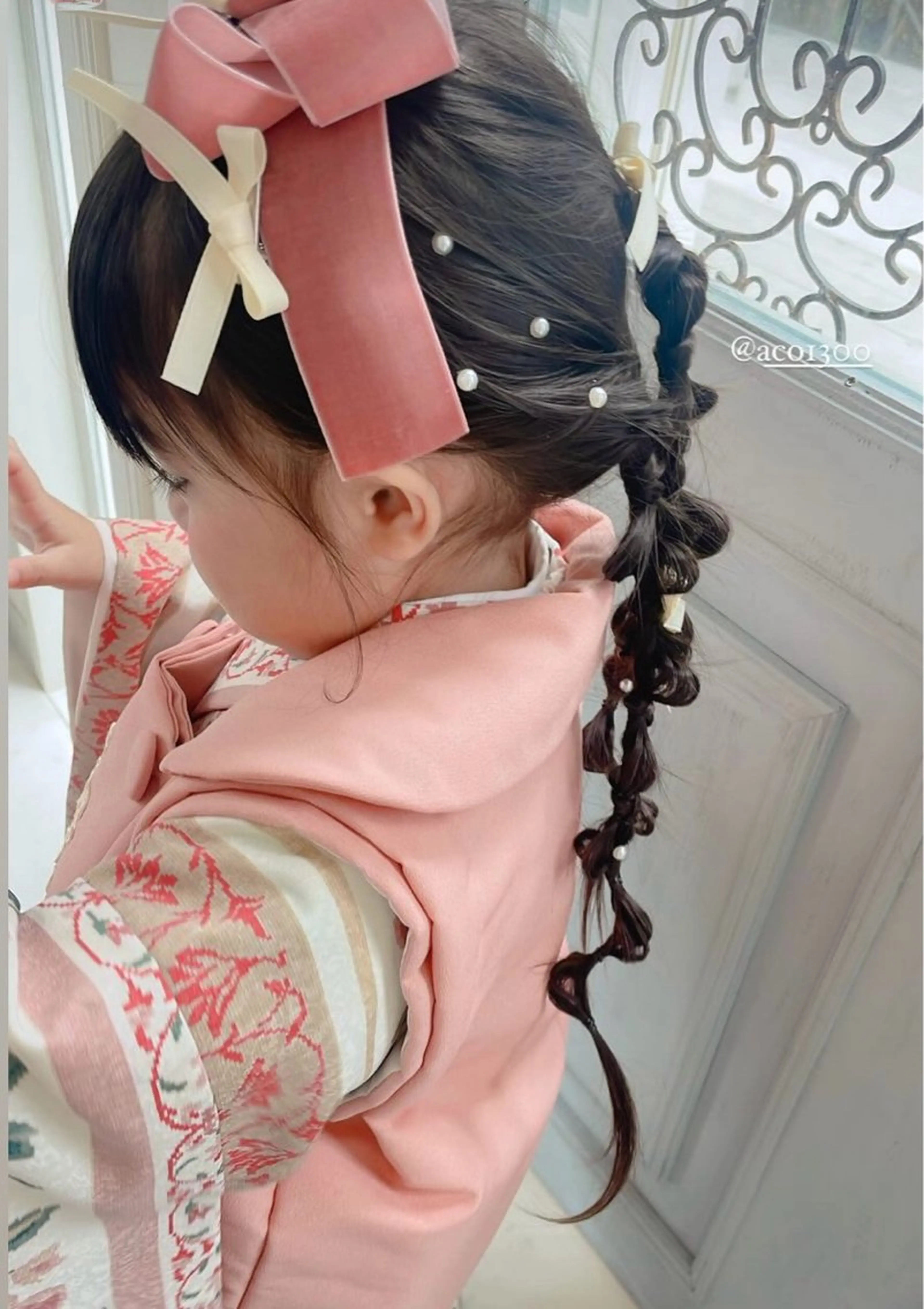 ヘアアレンジ キッズ WHITE EYE 浦添所属・ヘアメイク acoのヘアスタイル