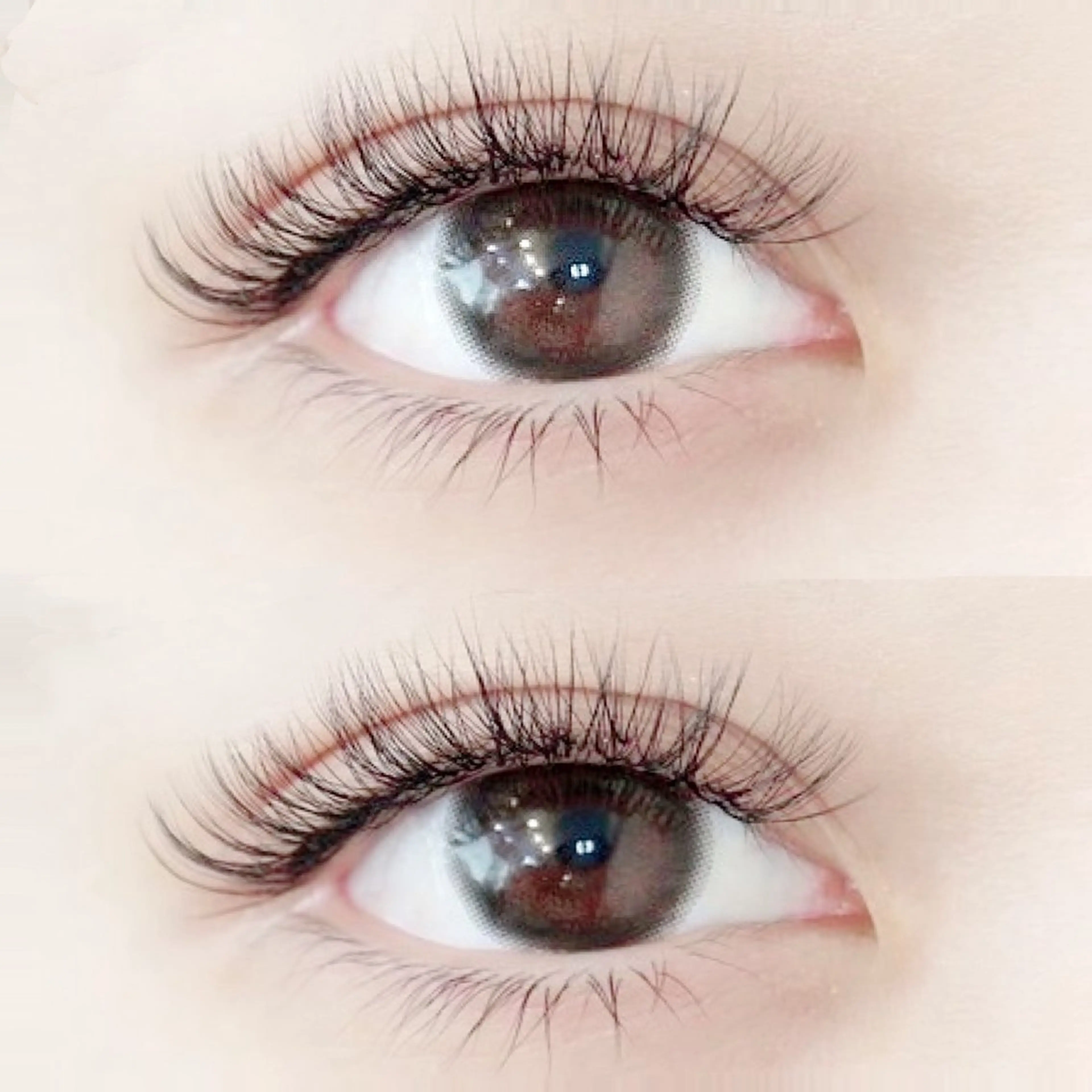 LEDボリューム400本目安(シングル両目100本程のかなり自然な濃さ)＋下まつ毛40本　付け足しＯＫ❣️の写真