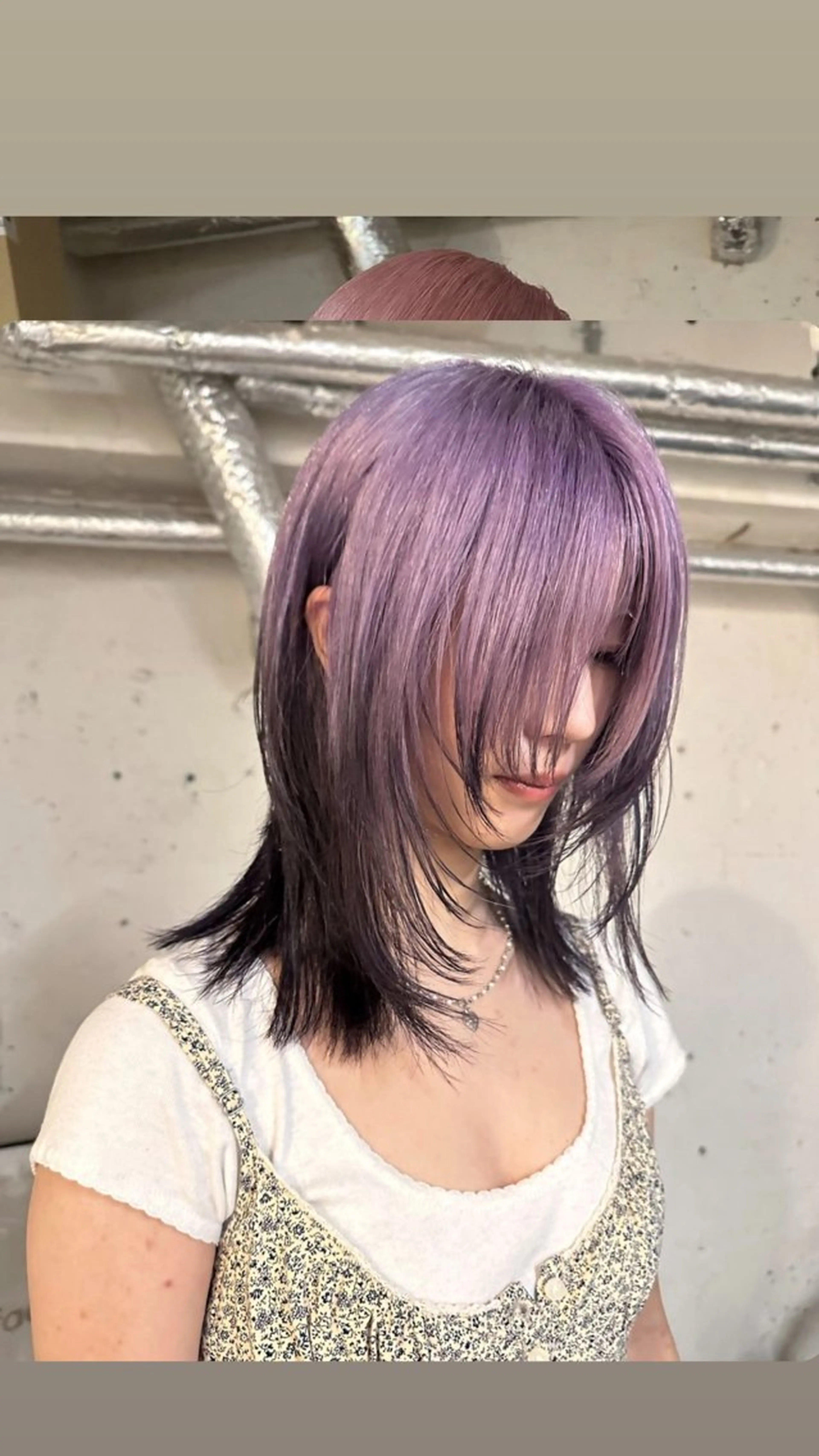 カラー ラベンダーカラー KON所属・KON /nozomiのヘアスタイル