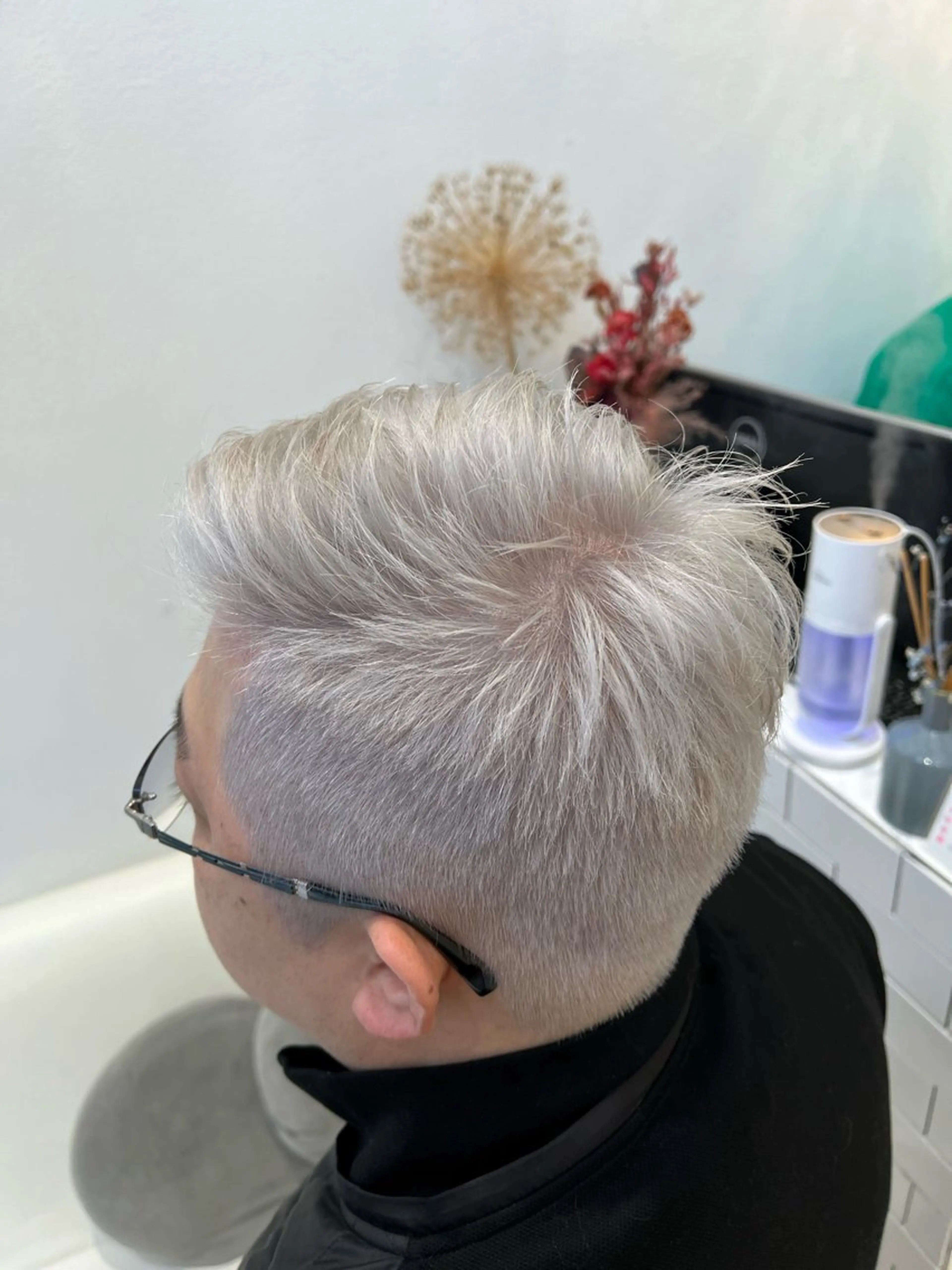 ミディアム 堀井 凌平のヘアスタイル