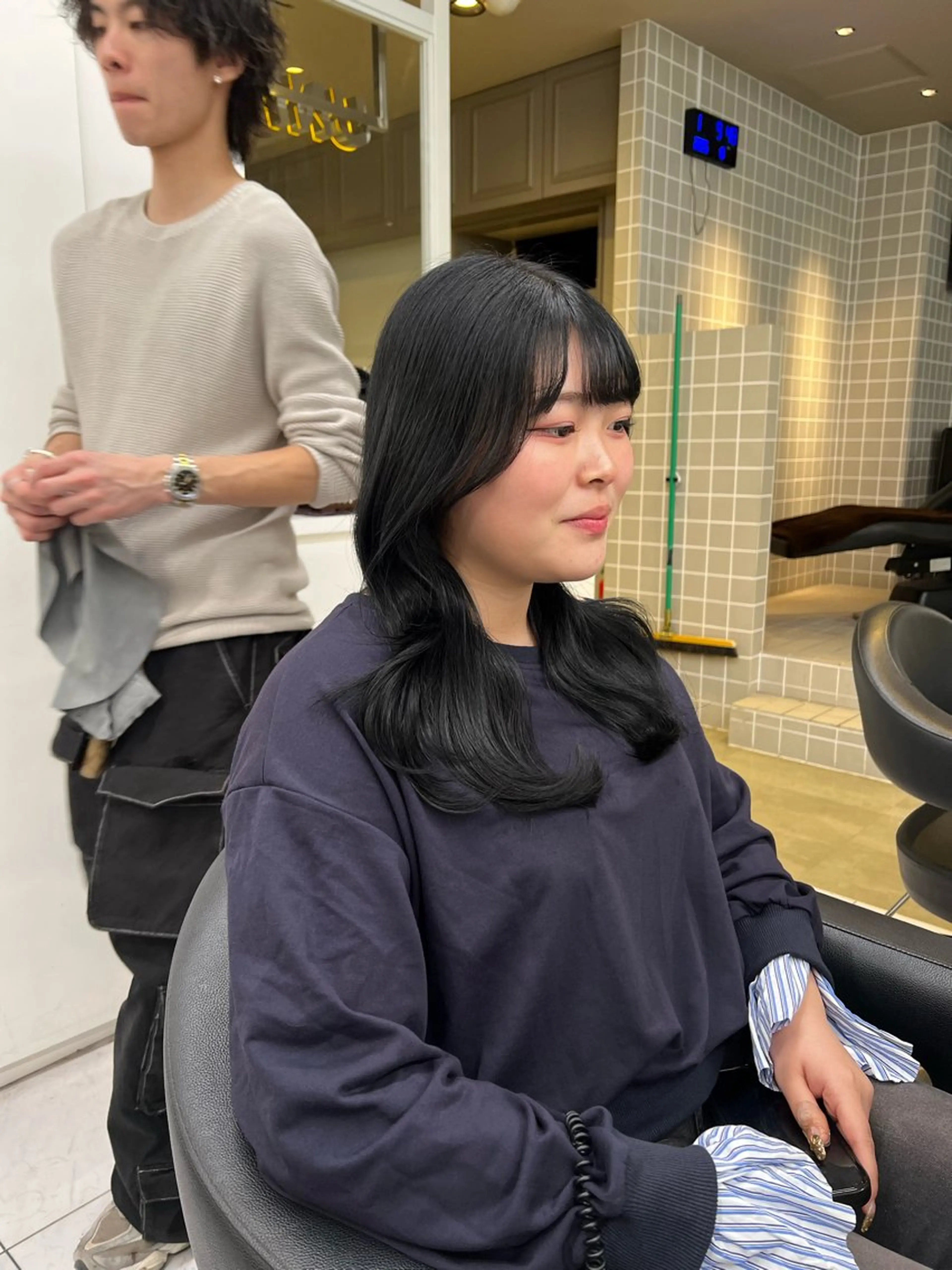 ロング カラー カット ヘアカラー 韓国レイヤーカット /REIのヘアスタイル