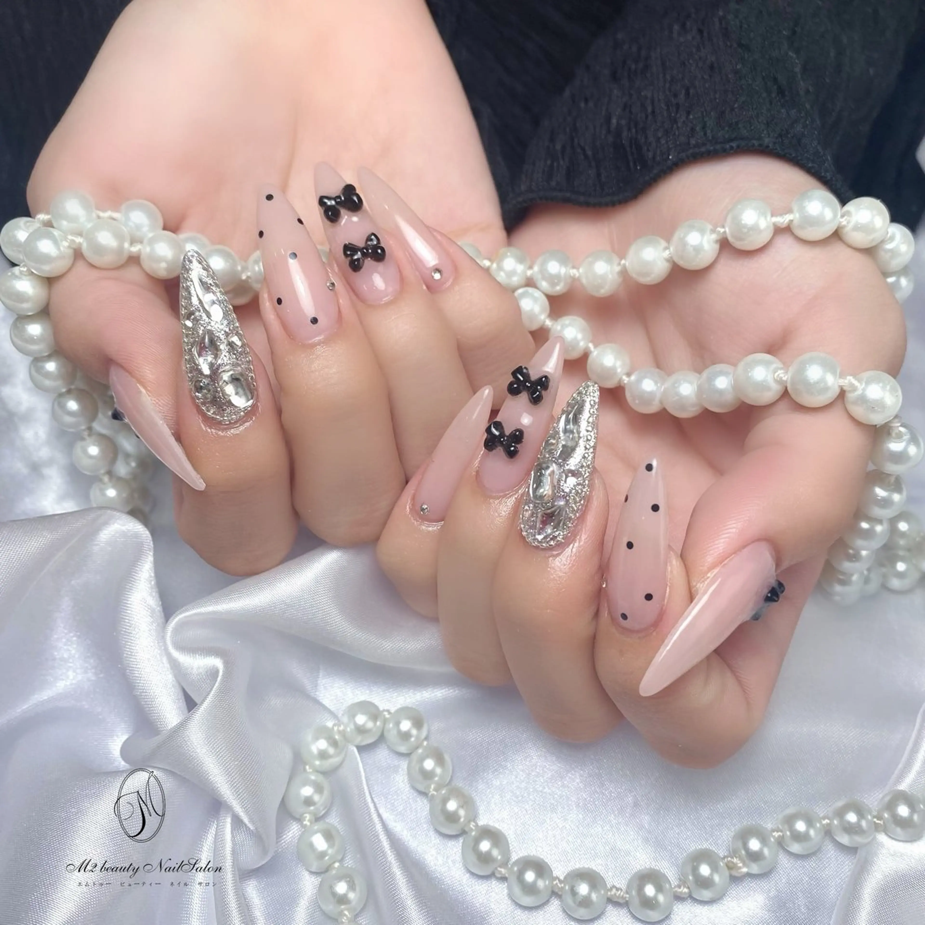 【HANDオフあり】チップ長さだし10本+ 定額ワンホンデザインの写真