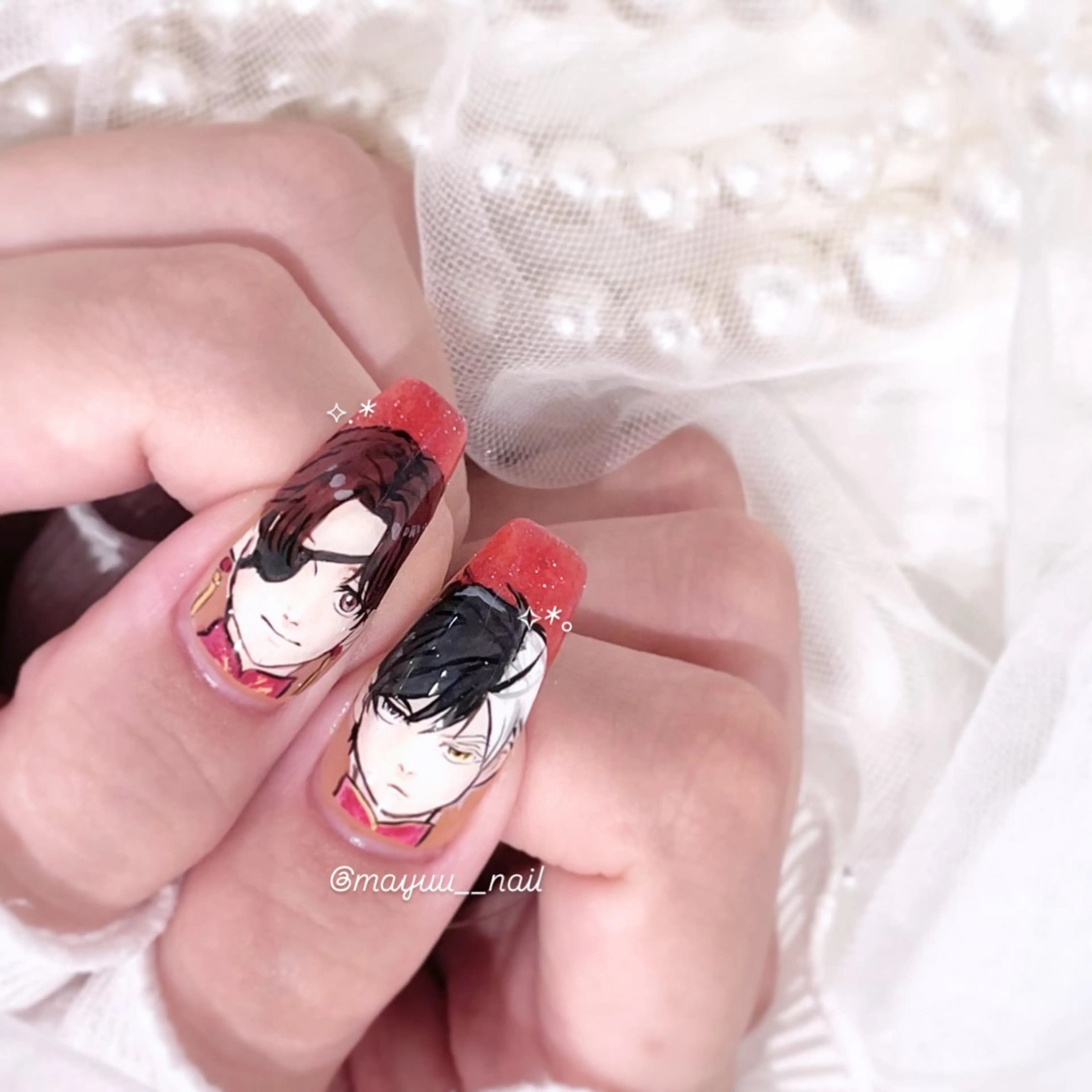 ネイル ハンドネイル 🎀 Mayu 🎀痛ネイルのネイルデザイン