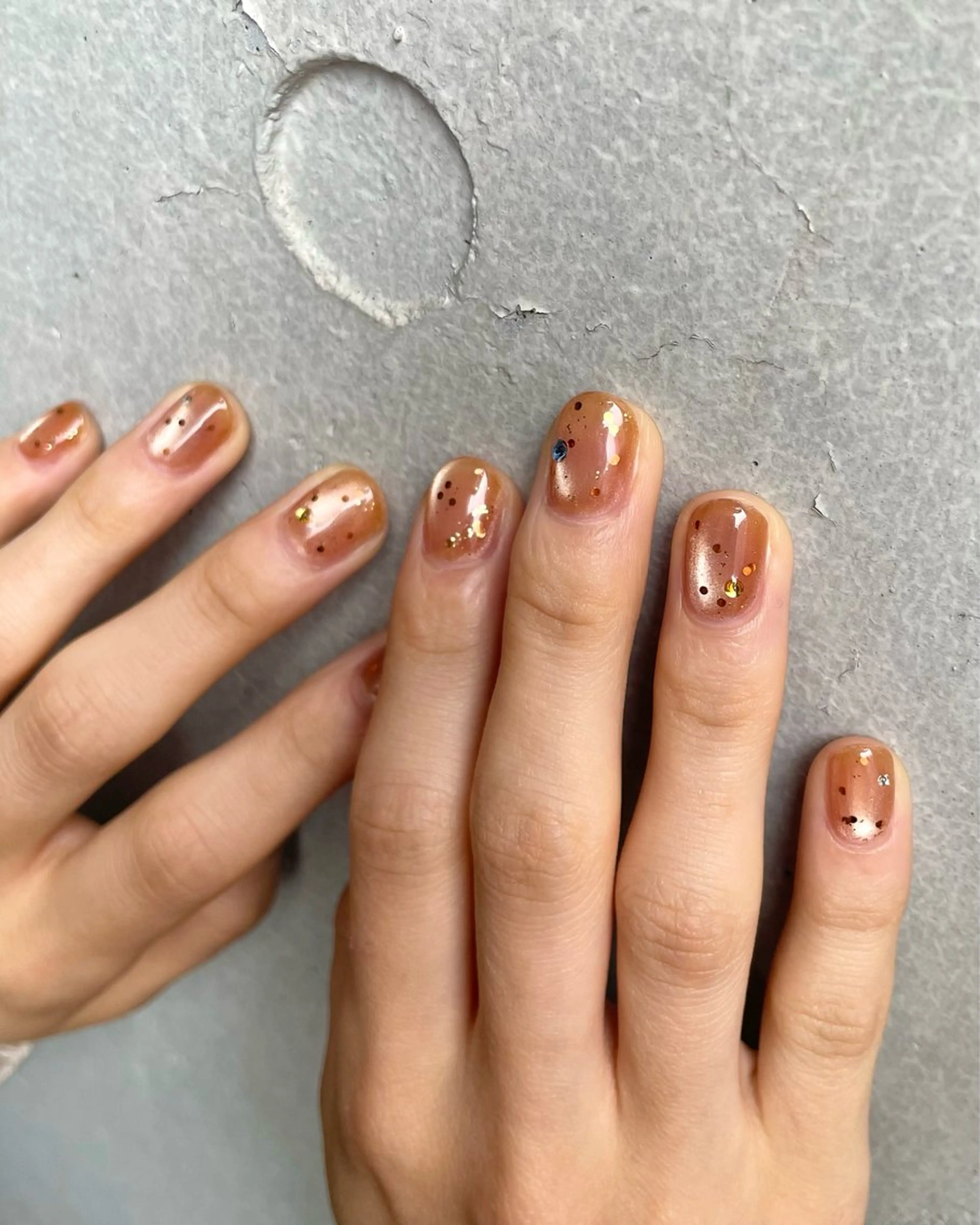 ネイル ラメ(グリッター) マグネットネイル ハンドネイル amity personal nail salon所属・nailsalon amity🌿池田のネイルデザイン