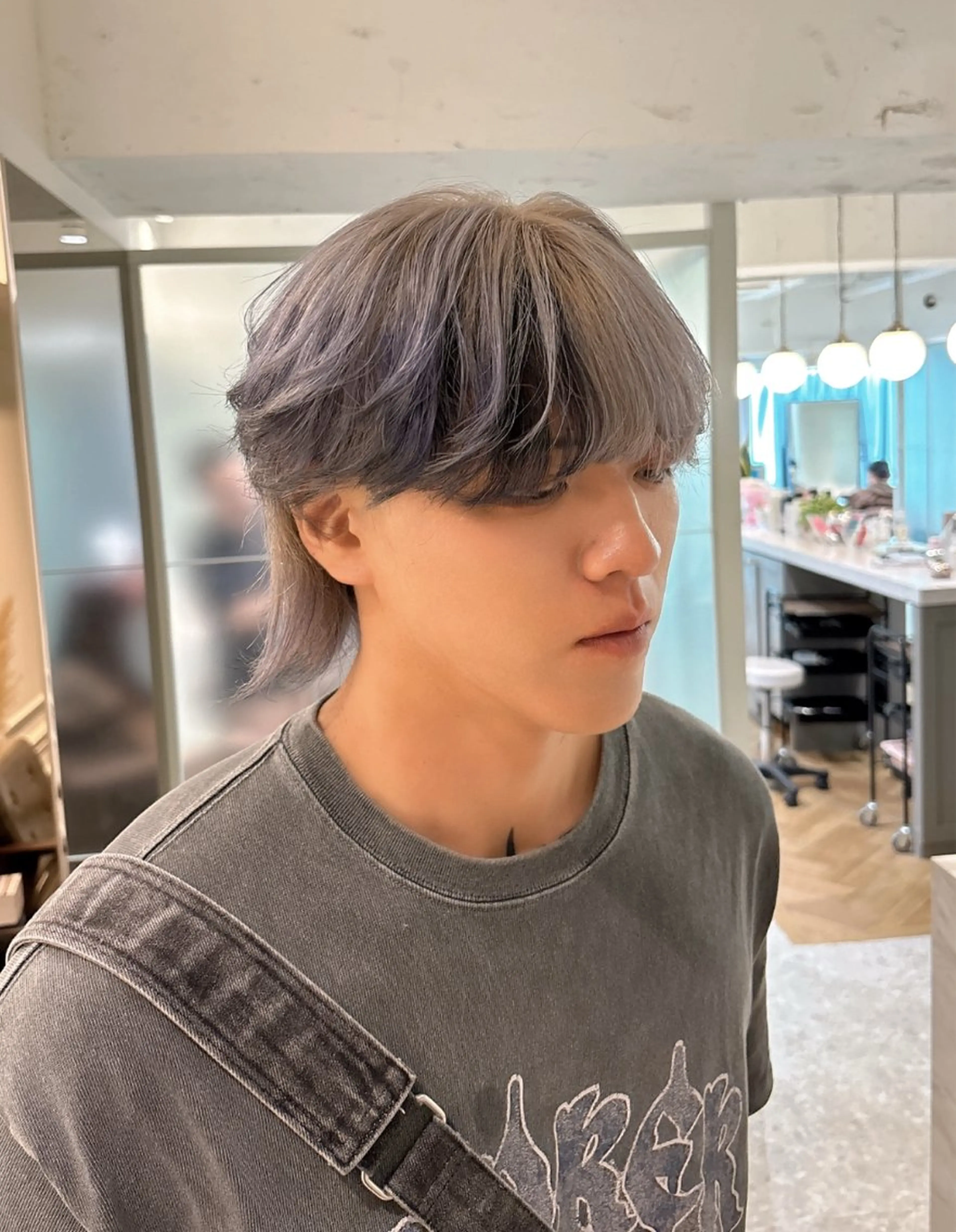 ショート カラー メンズ [渋谷美容師] 玲弥のヘアスタイル