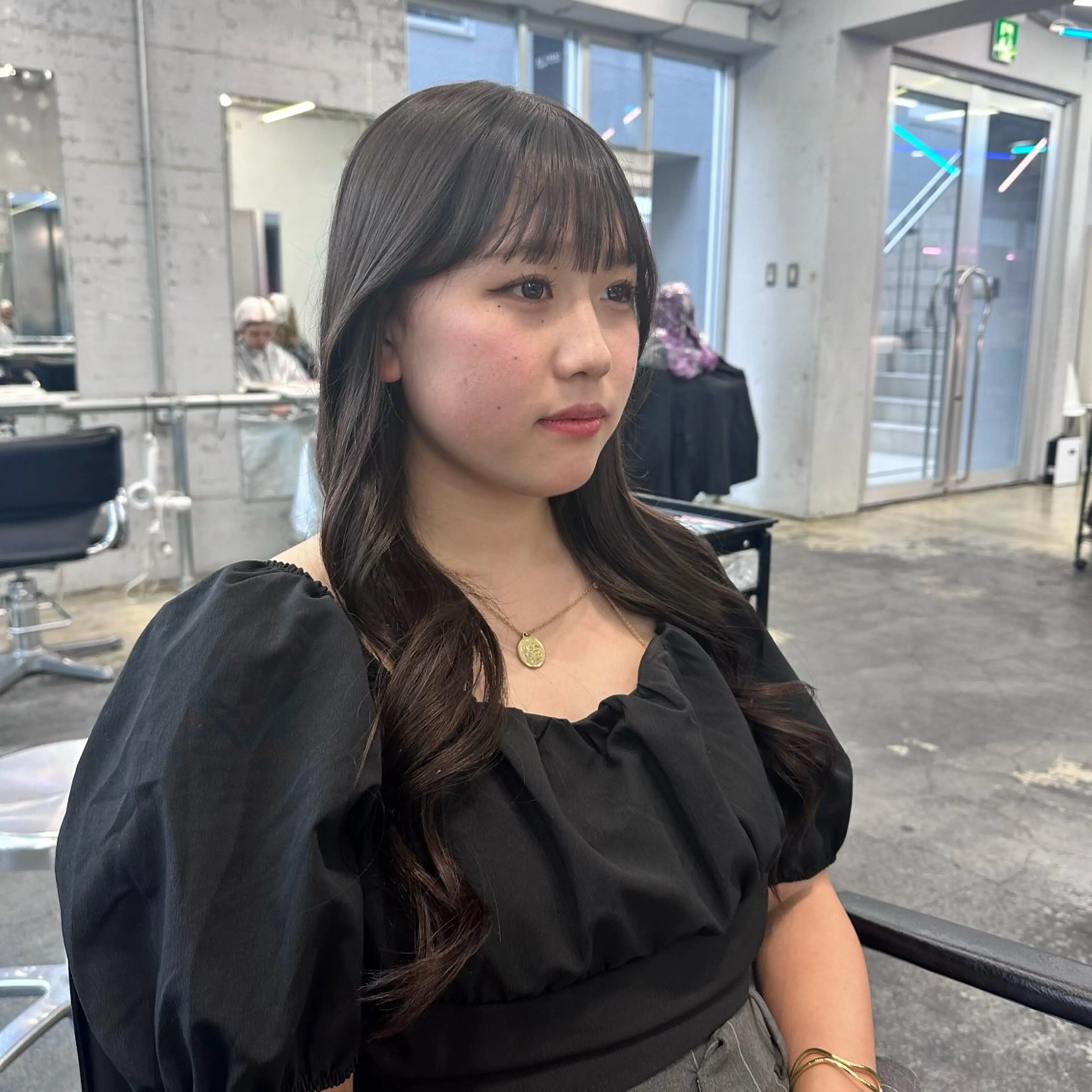 ミディアム カラー ヘアアレンジ エクステ 🥀モテ暖色× エクステ🥀あかりのヘアスタイル