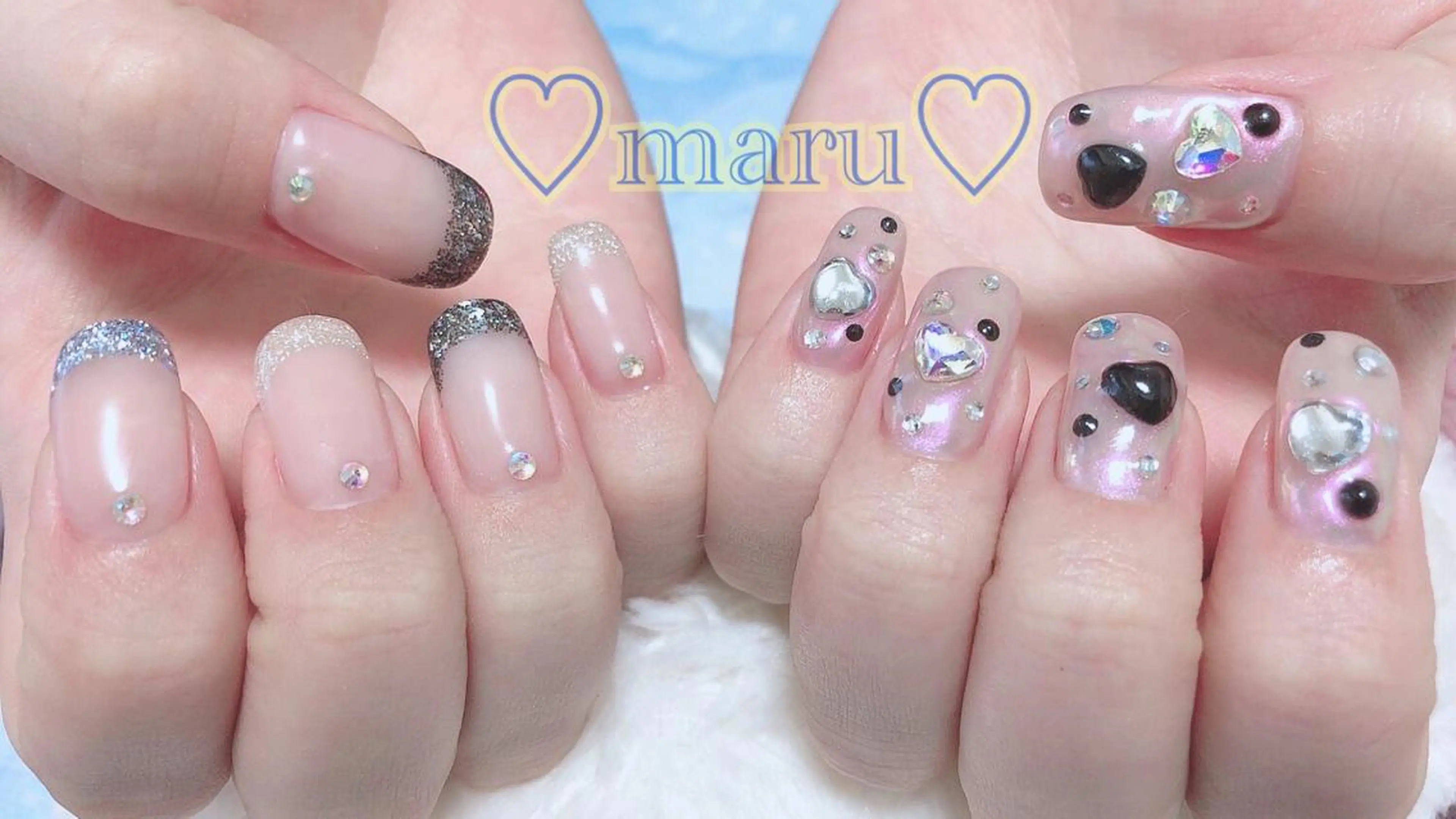 ネイル ハンドネイル フットネイル まるみ ♡のネイルデザイン