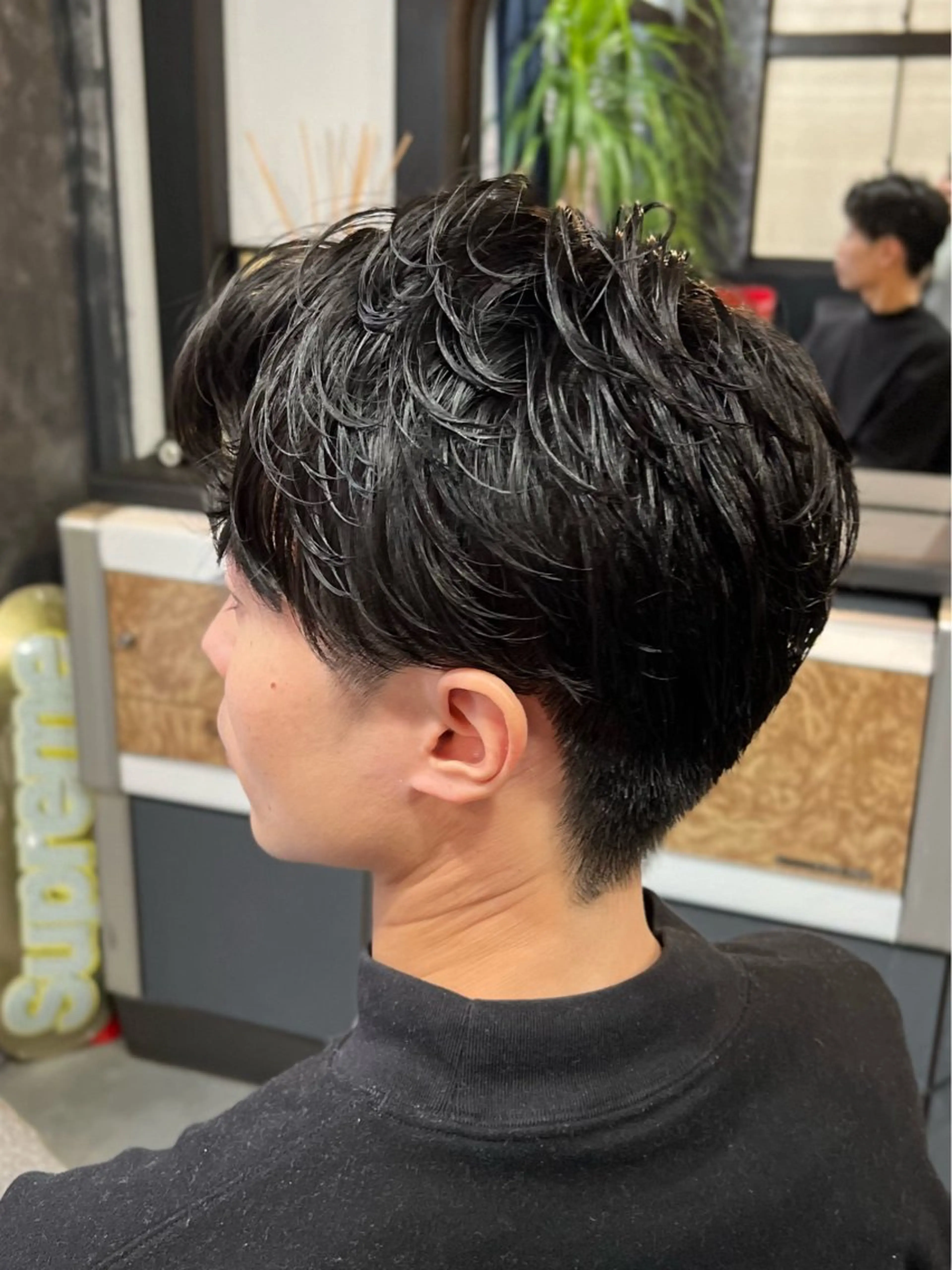 ミディアム ミディアムパーマ MEN'S　DUDE barber shop所属・【メンズカット】 NANAのヘアスタイル