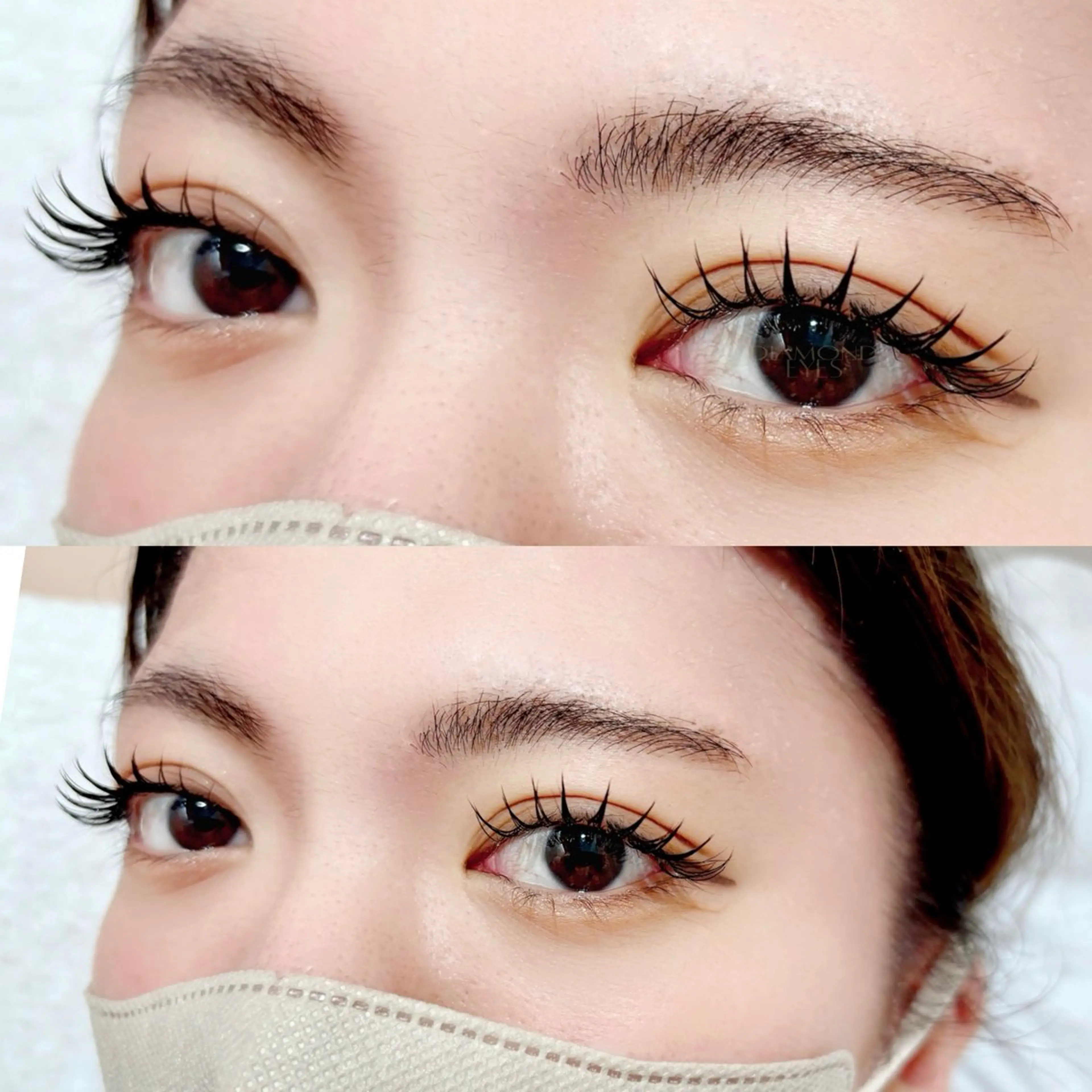 マツエク・マツパ 束感まつ毛 ﾀﾞｲﾔﾓﾝﾄﾞ ｱｲｽﾞ/副店長島田のマツエク・マツパデザイン